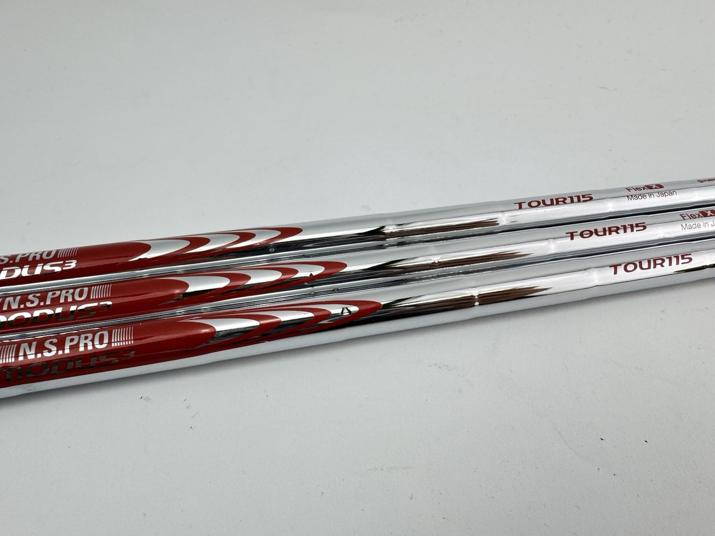 Nippon Modus3 Wedge Shaft Set (3) Tour115 X Flex Steel +1/2 0.355 Tapered/292793