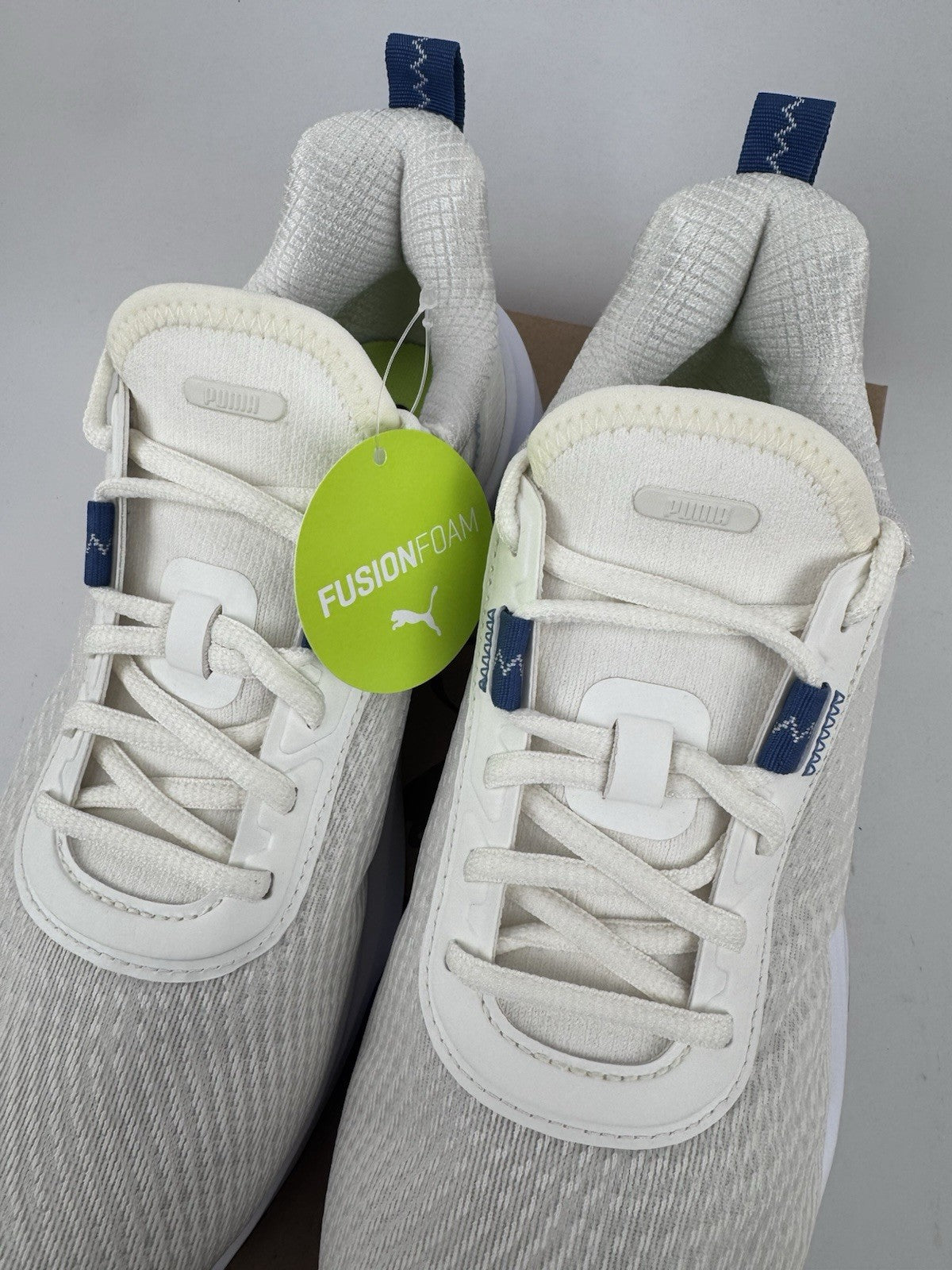 Puma Fusion Crush Sport Women's Trainers Size 6 UK White Blue Breathable/321154