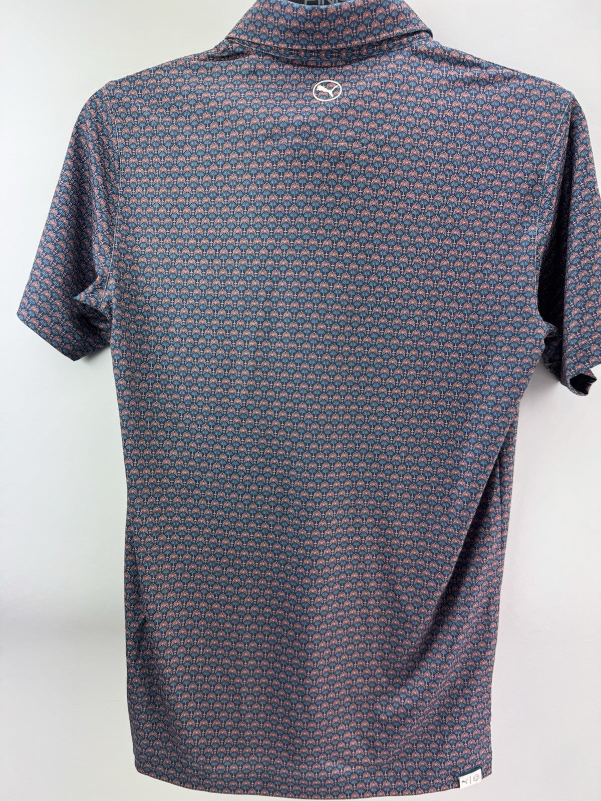 Puma Golf Mens Polo Shirt Mattr Palm Deco UK Men’s Small /New /223168