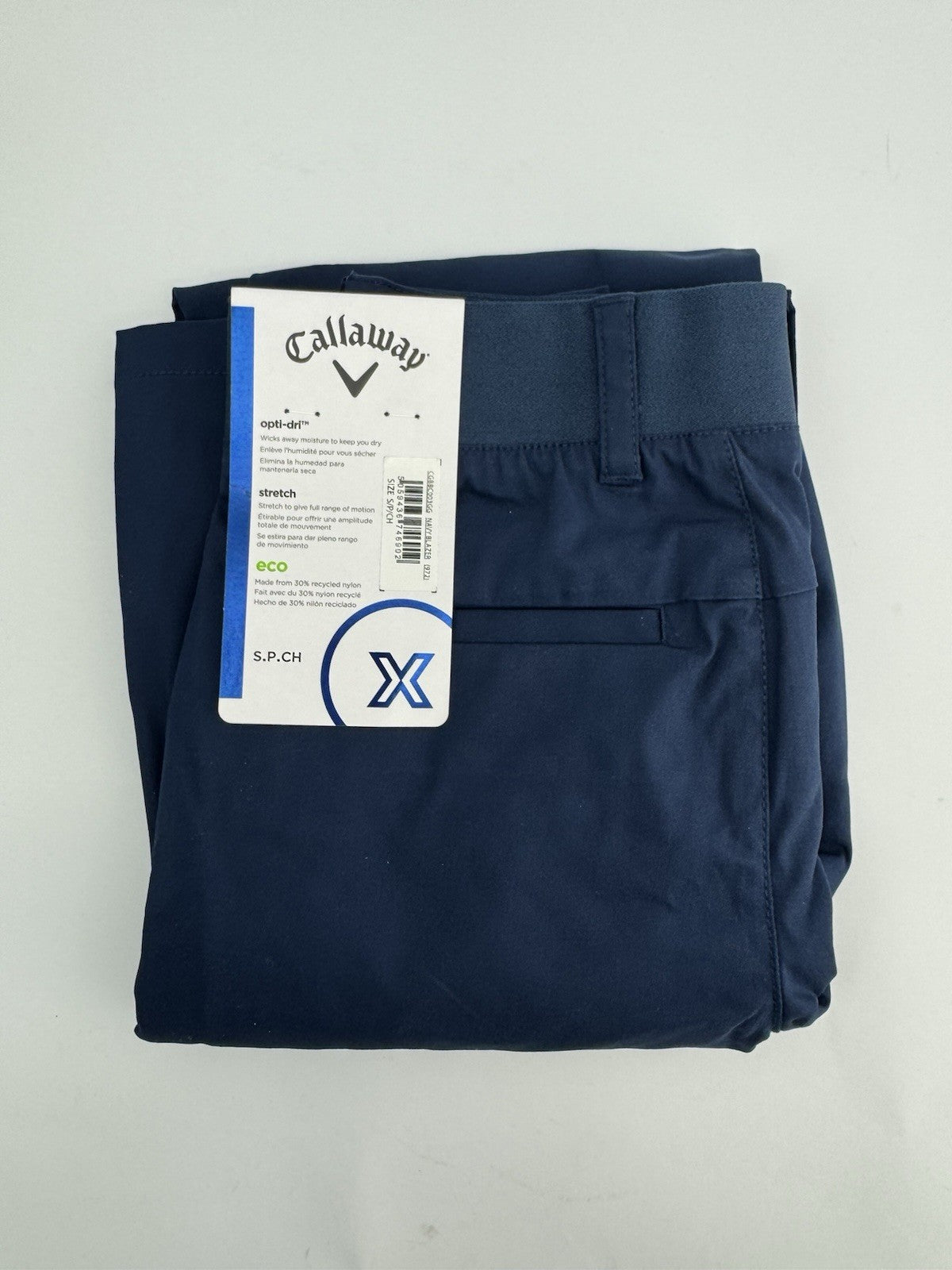 Callaway Juniors Opti-Dry Golf Trousers Navy Size Small Brand New/ 308020