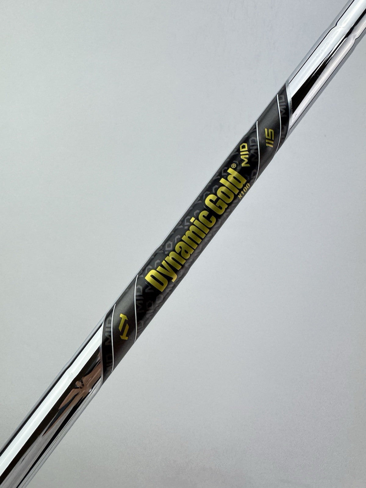 Dynamic Gold 115 Iron Shaft Mid X100 X Flex Steel 35.25” /0.355 Tapered /258932