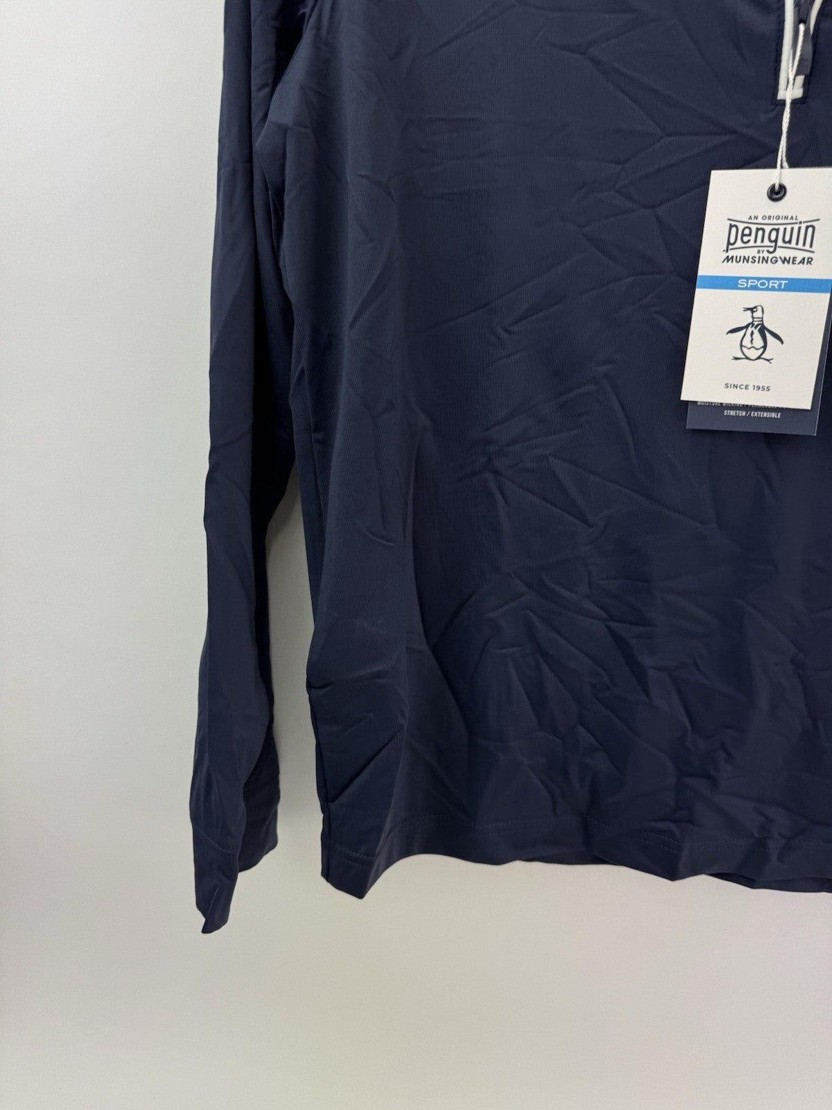 Original Penguin Golf Performance 1/4 Zip Earl Pullover Lightweight UK M /252501