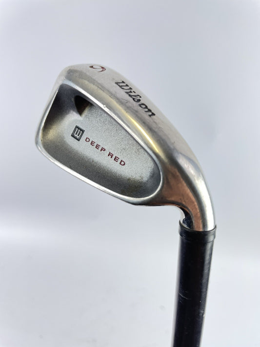 Wilson Deep Red 6 Iron Fatshaft Regular Graphite /Right /New Grip /35680