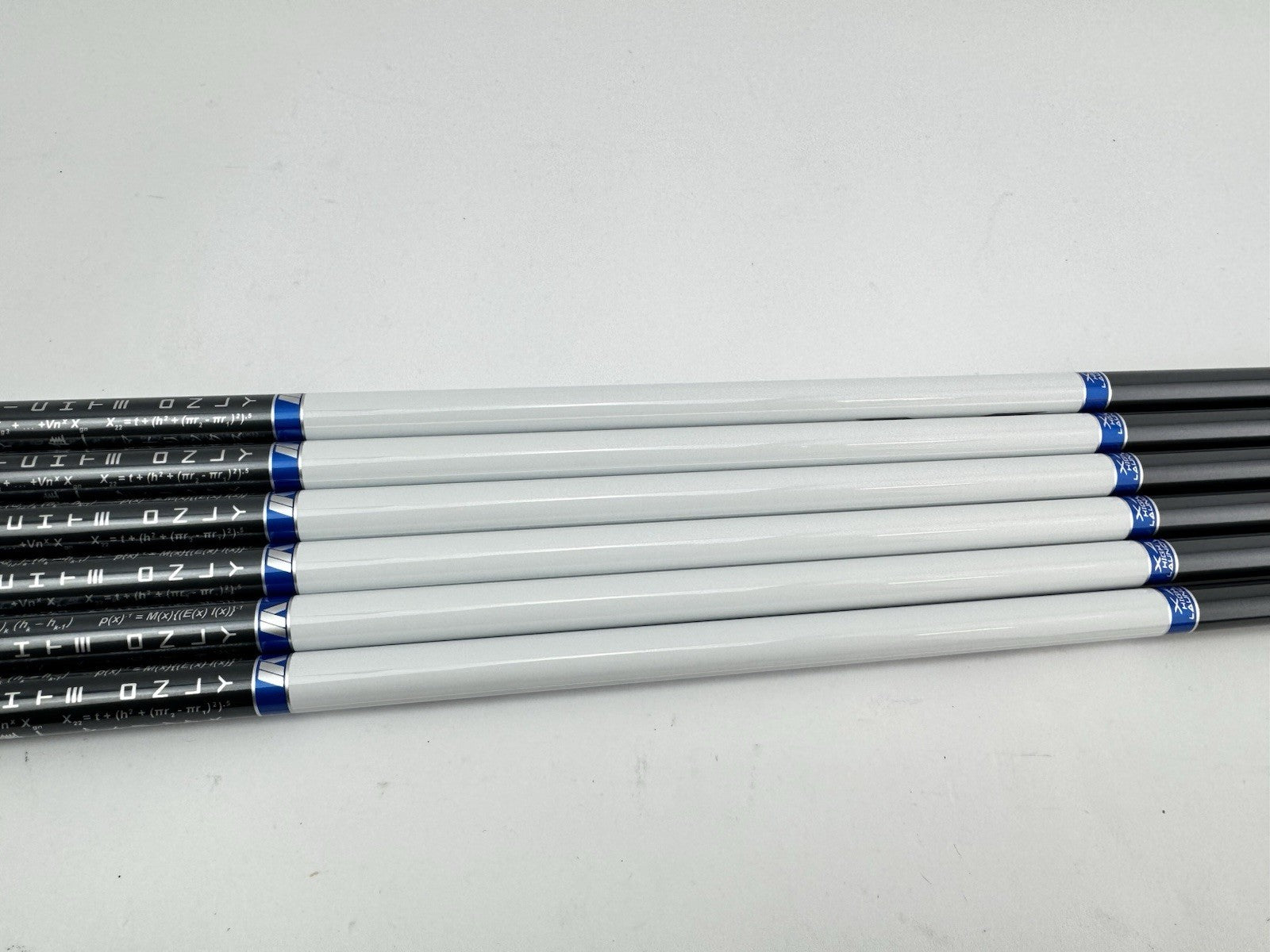 Matrix Ozik White Tie Iron Shaft Set (7) X4 Lite Senior Graphite 42”/0.370/New8