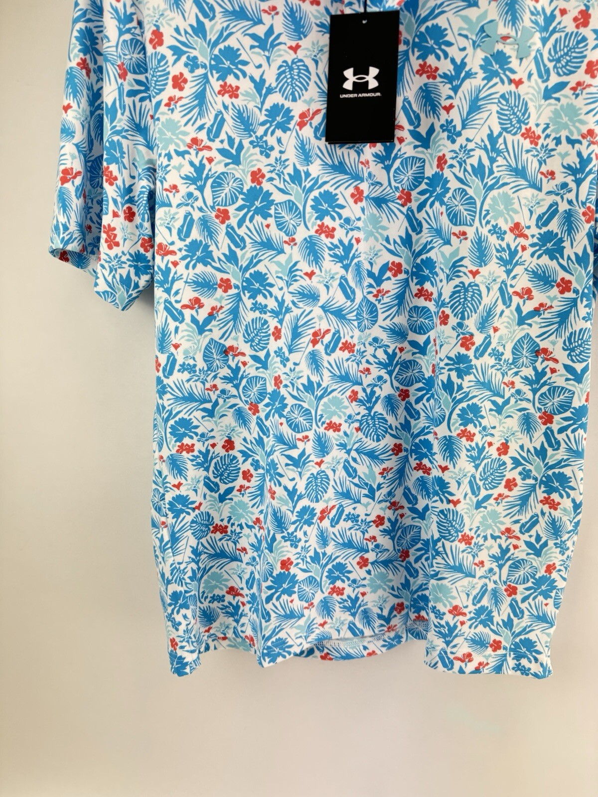 Under Armour Playoff 3.0 Men’s Polo Shirt Printed /UK Small /Loose Fit /199621