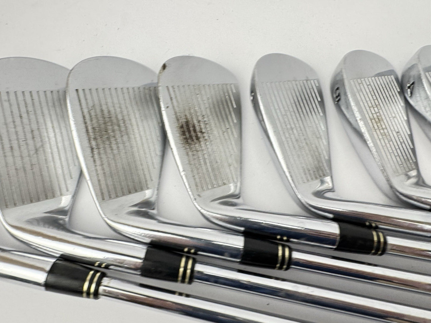 Taylormade 300 Forged Irons 3-PW Rifle 6.5 X Flex Steel +1/2” /New Grips /343277