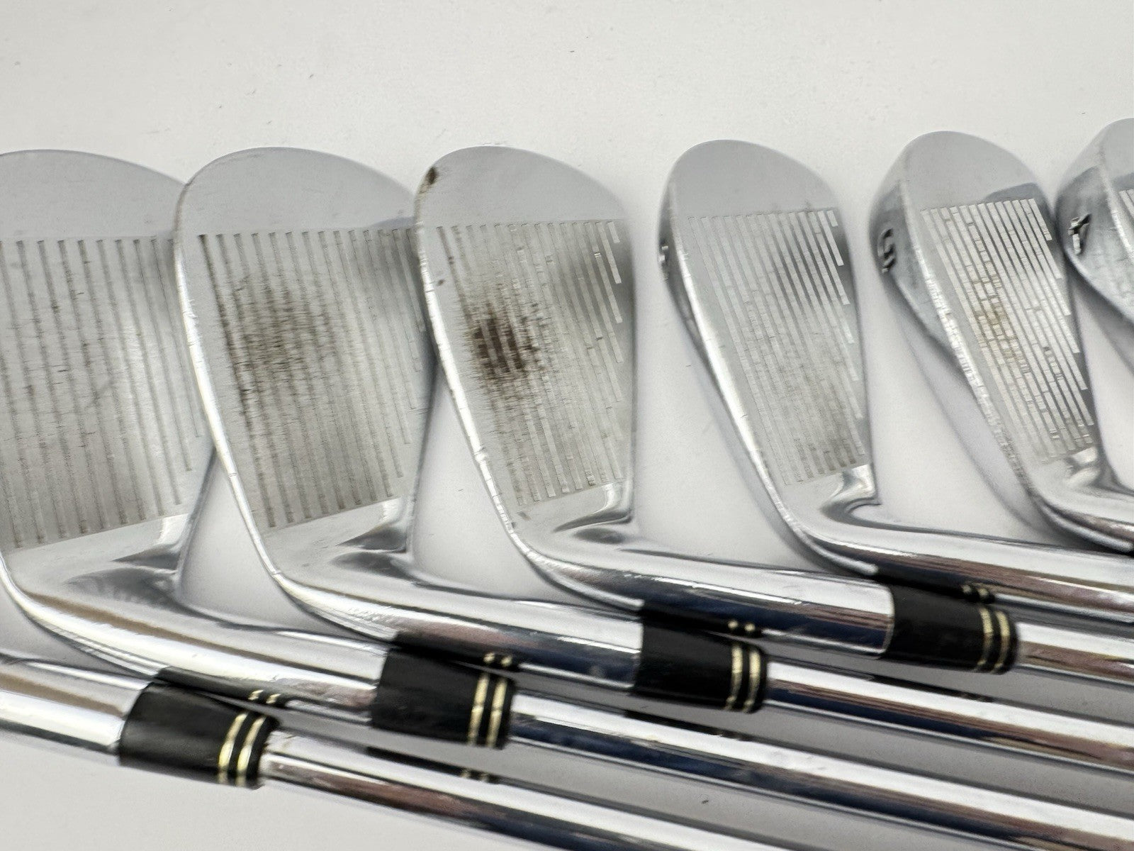 Taylormade 300 Forged Irons 3-PW Rifle 6.5 X Flex Steel +1/2” /New Grips /343277