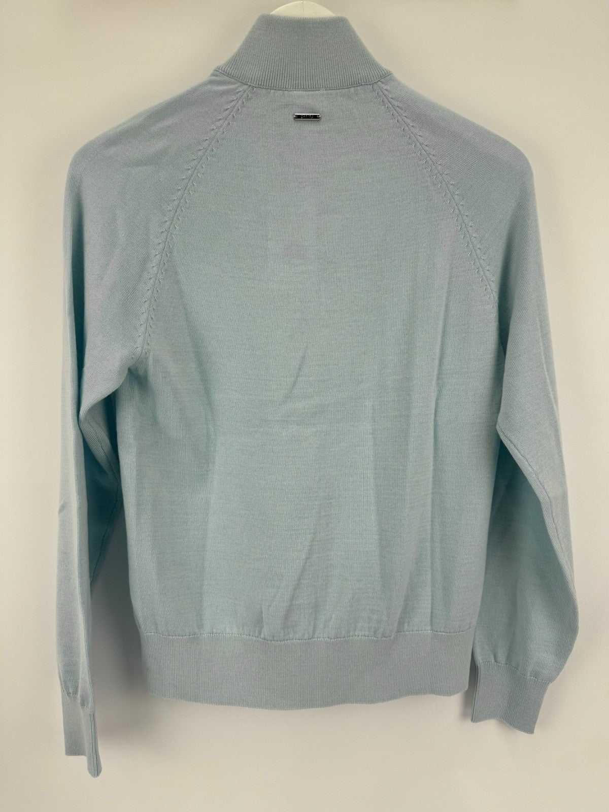 Ping Fran Golf Jacket Women's Size UK 10 Opal Light Blue Zip Up Quilted/315219
