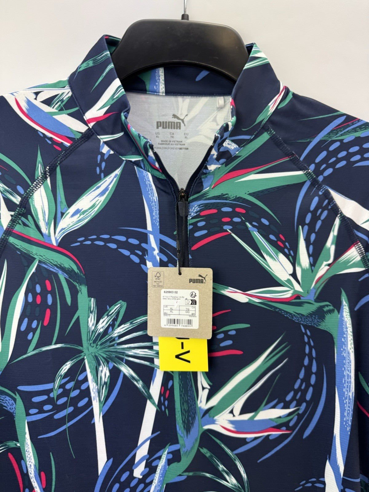 Puma Ladies Golf Pullover You-v Paradise Lightweight UK XL /New /223373