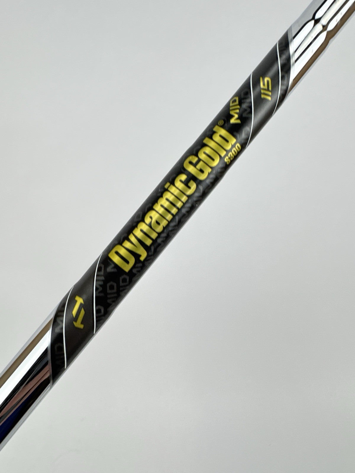 Dynamic Gold 115 Iron Shaft Mid S300 Stiff Flex Steel 35.5”/0.355 Tapered/332823