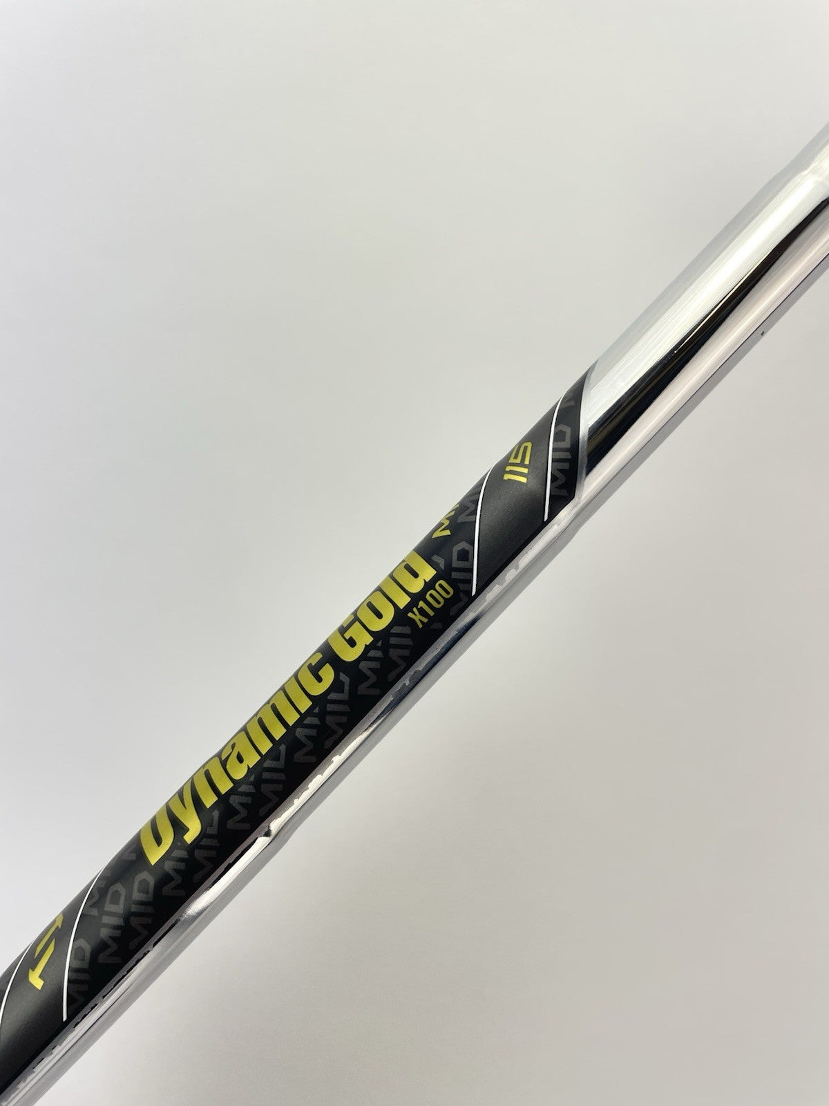 Dynamic Gold Mid 115 Iron Shaft X100 X Flex Steel 35.25” /0.355 Tapered /282767