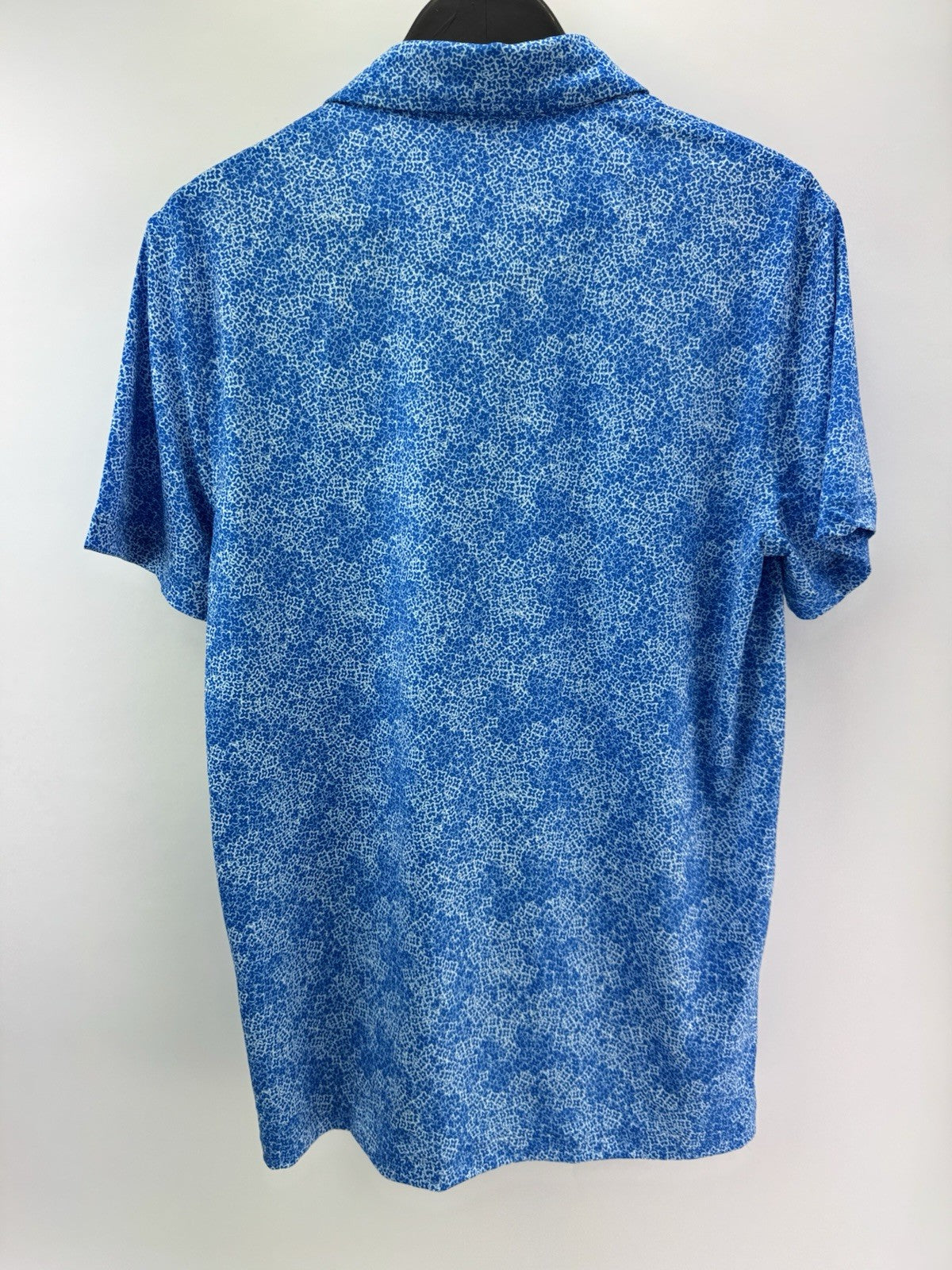 G Fore Golf Polo Shirt Hydrangea Tech Mens UK Small /Blue /New /286779