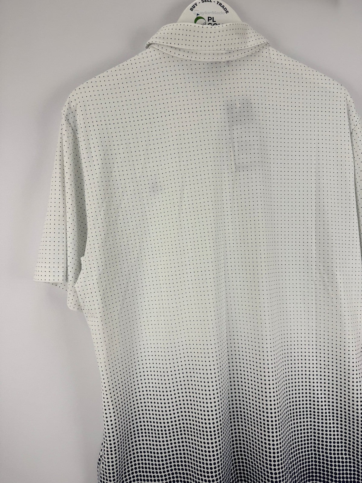 Adidas Go-To Rise Print Polo Shirt Men's Golf Size Small White/328008