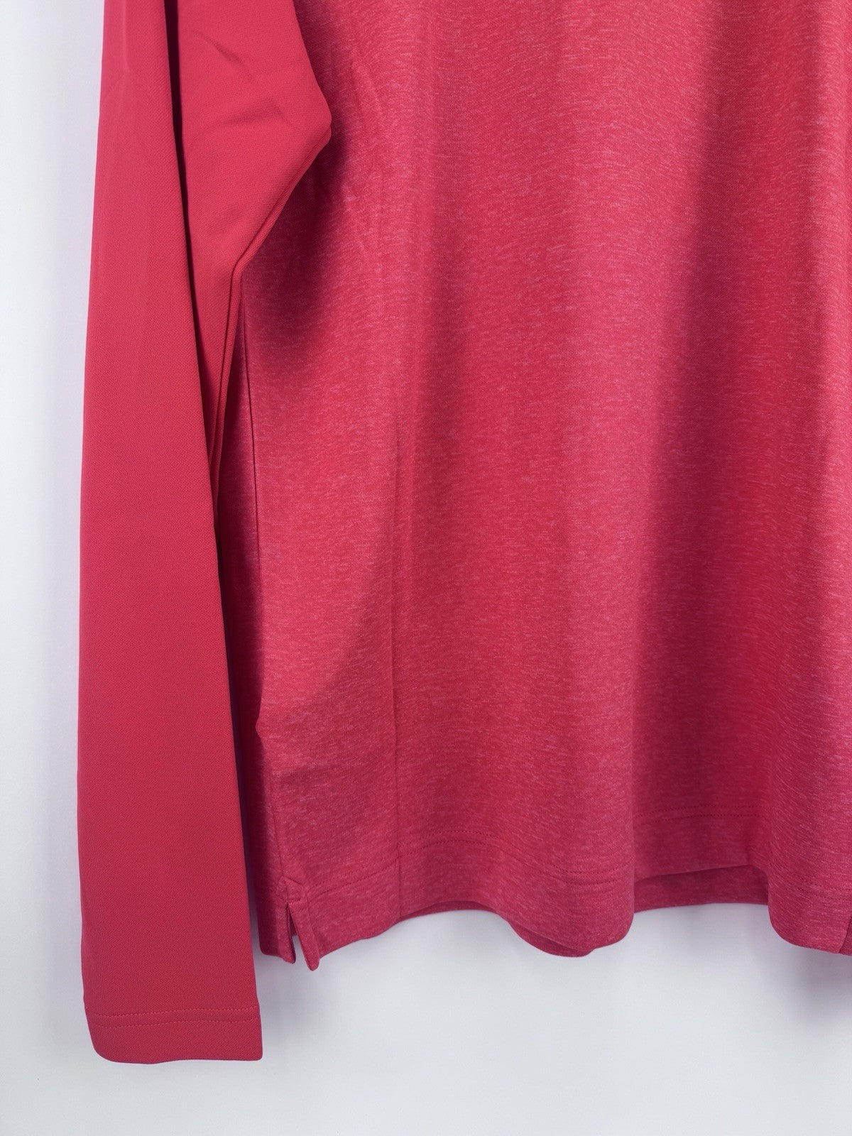 FootJoy Men’s Tonal Heather Chill-Out Golf Pullover Men's Size Large Red/3151910