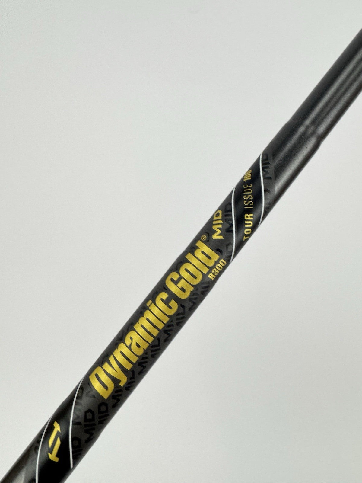 Dynamic Gold Tour Issue Iron Shaft Mid R300 Regular Steel Blackout 36” /331143