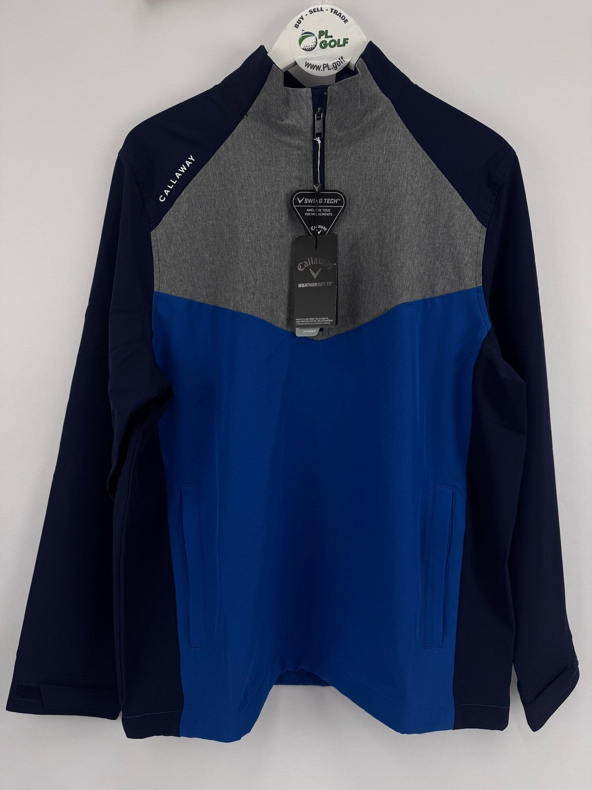 Men’s Callaway Golf Weather Series 1/2 Zip Jacket Size Medium Waterproof/323910