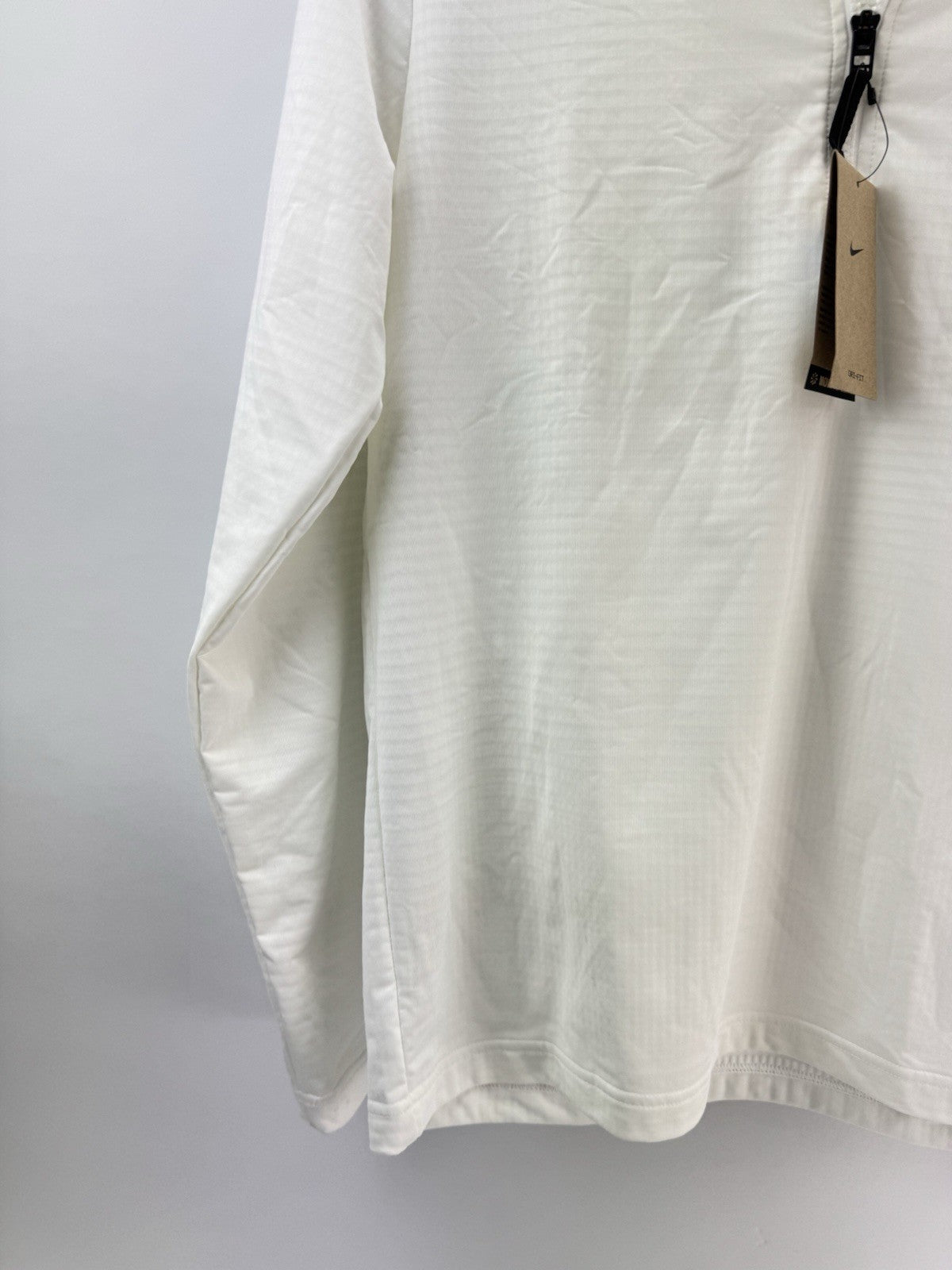 Nike Golf Pullover Victory 1/2 Zip /Light Grey /UK Medium /White /New /276891
