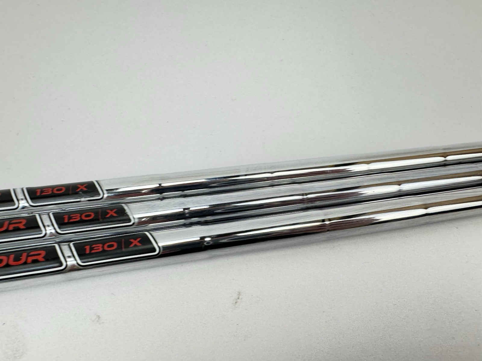KBS Tour 130 Wedge Shaft Set (3) X Flex Steel +1/2” /0.355 Tapered /335754