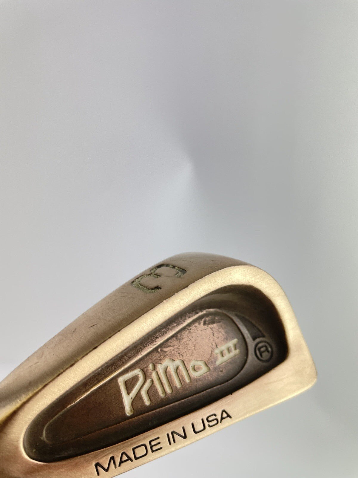 Prima Golf 3 Iron Becu Beryllium Regular Steel /Left Handed /New Grip/62782