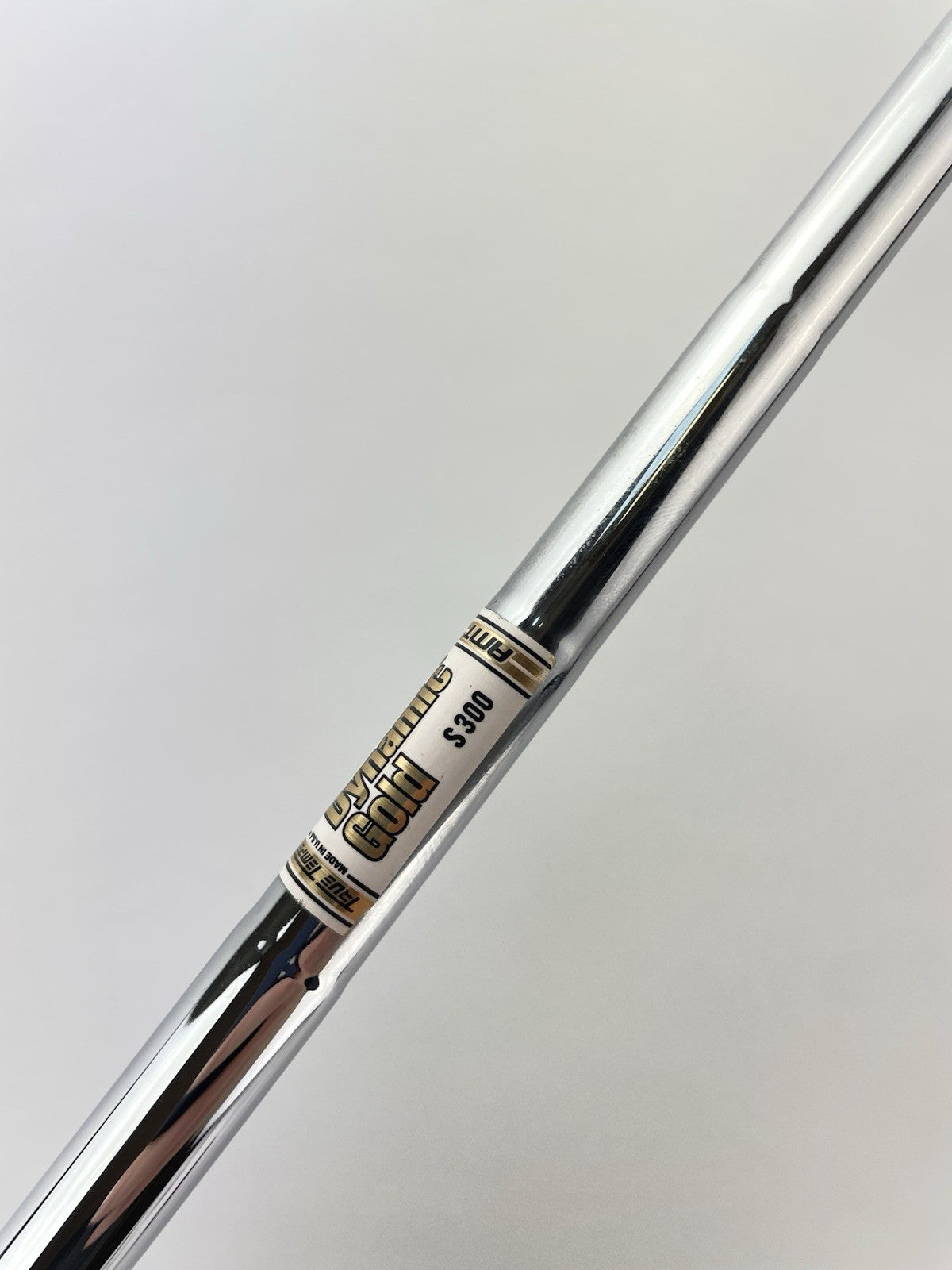 Dynamic Gold AMT Iron Shaft S300 Stiff Steel 35.75” /0.355 Tapered /273376