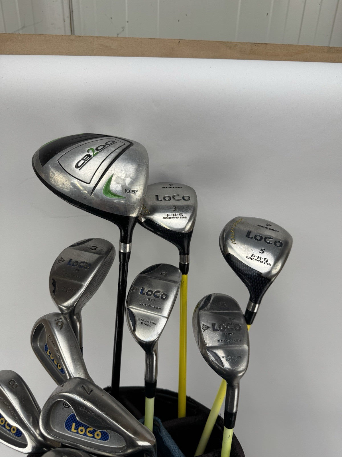 Mens Golf Package Set 13 Clubs Regular Graphite /New Grips /Right /Bag /335252