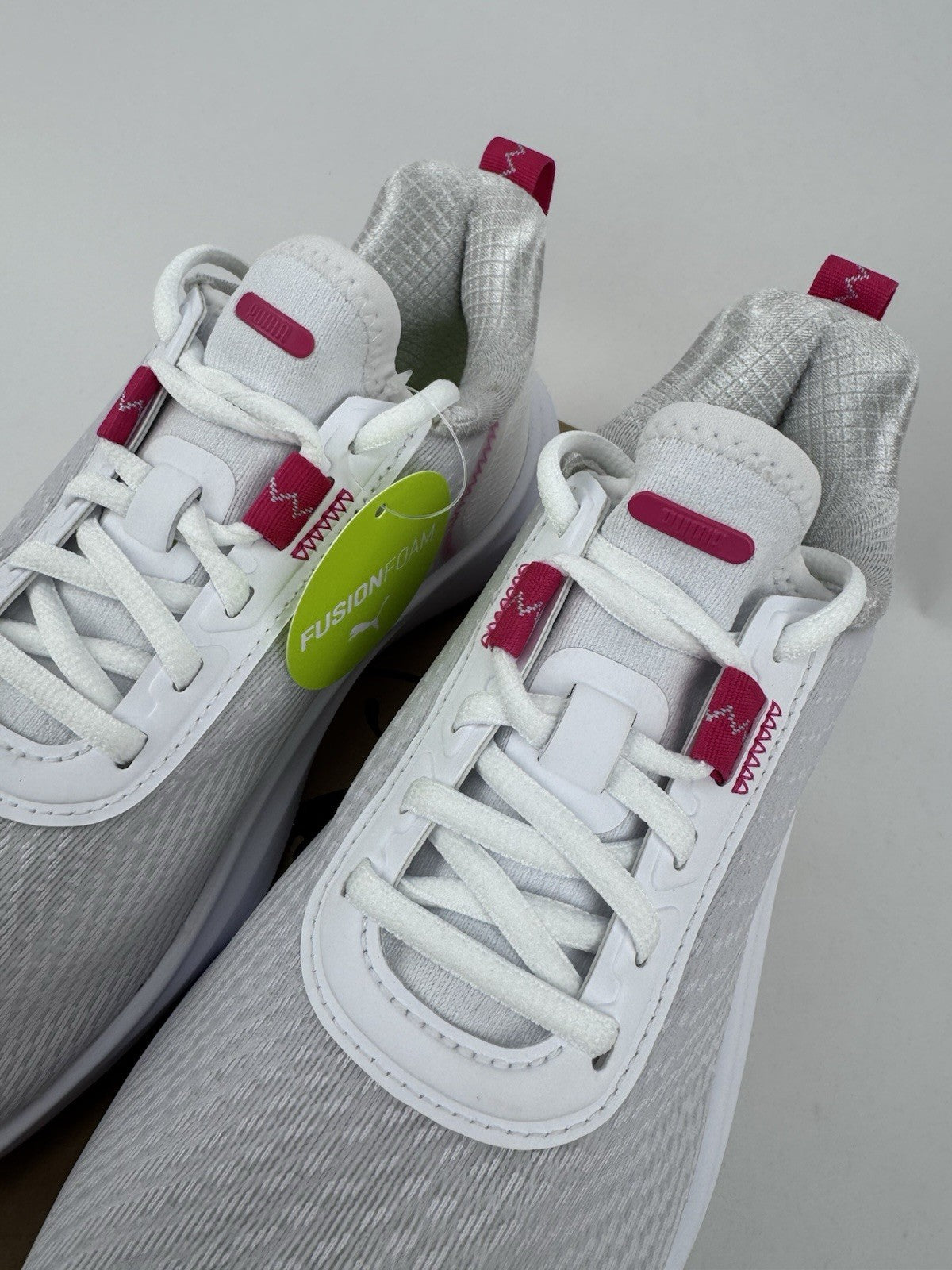 Puma Fusion Crush Sport Women's Trainers Size UK 4 White Rose Breathable/323275