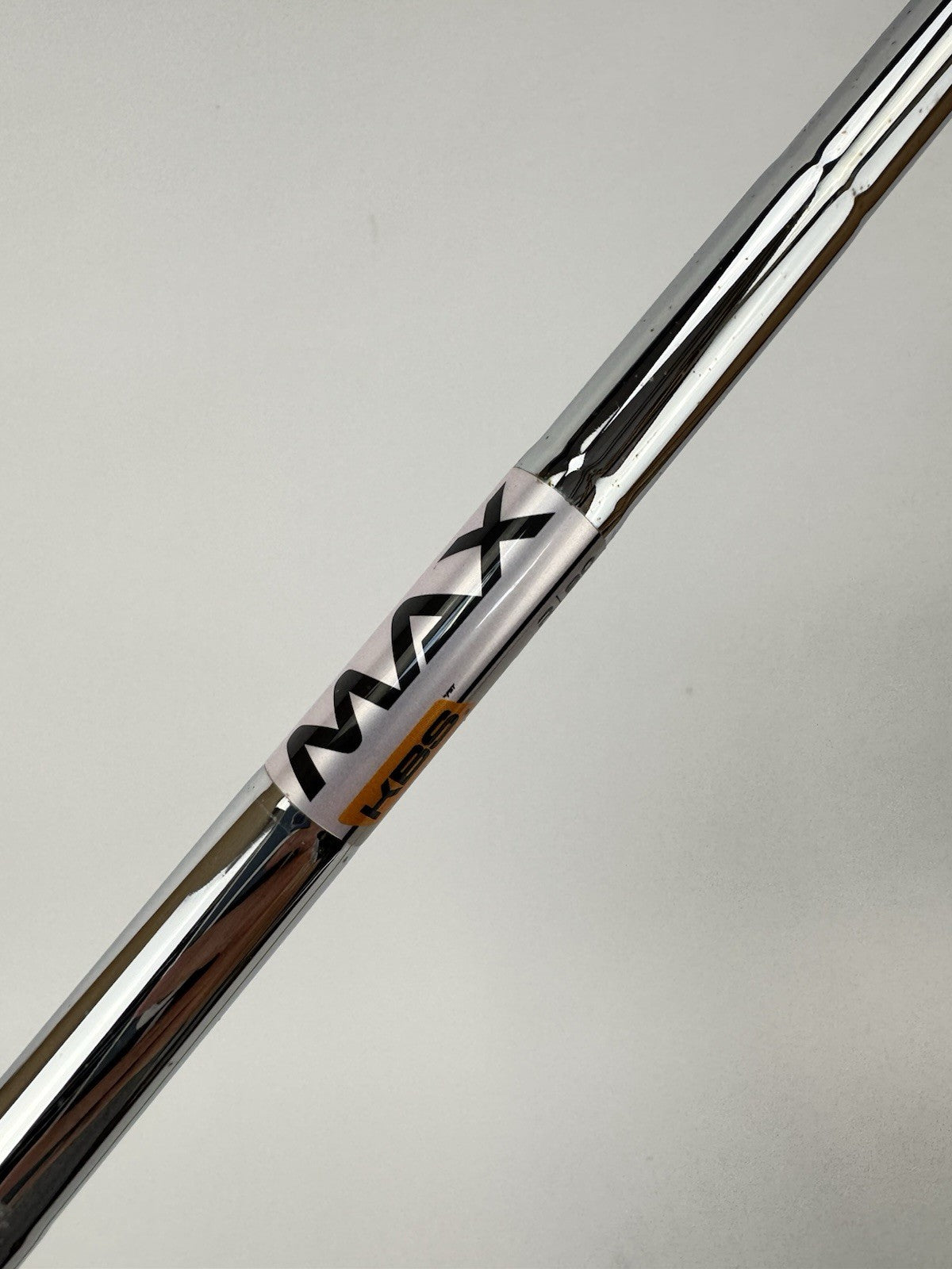 KBS Max 80 Iron Shaft Regular Flex Steel 35” /0.370 Parallel /355852