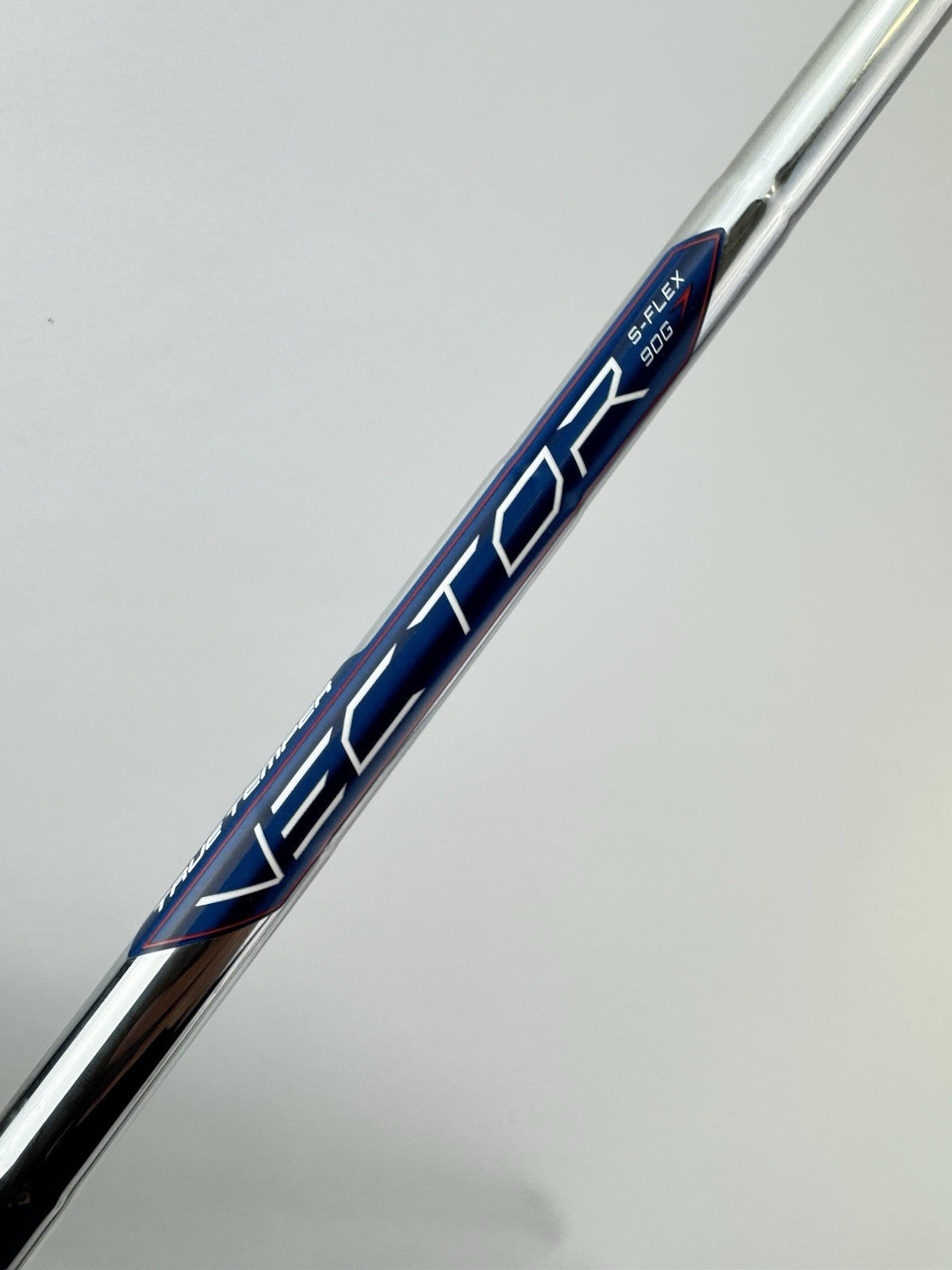 True Temper Vector Iron Shaft 90G Stiff Flex Steel 35” 0.370 Parallel /292530