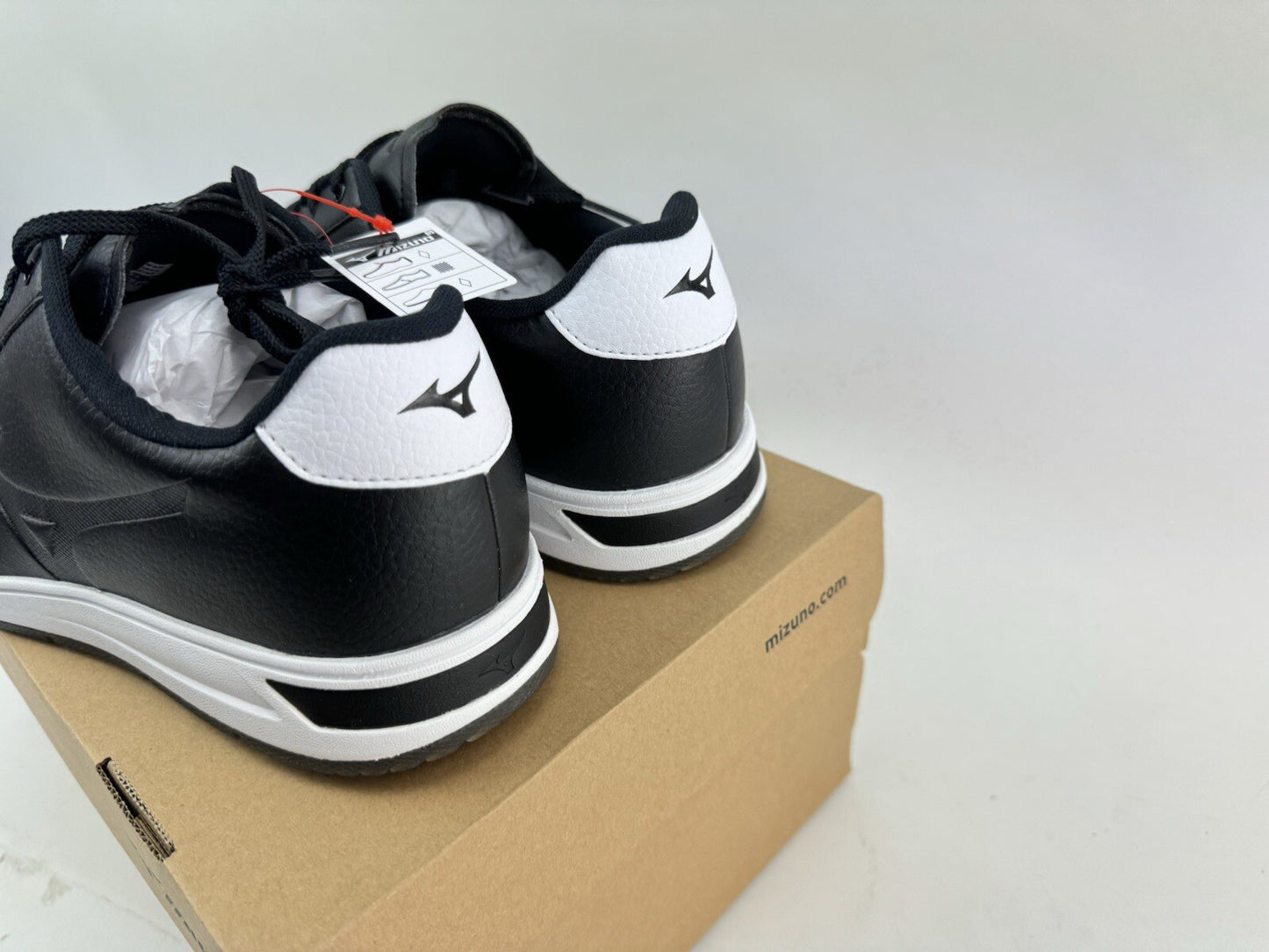 Mizuno Waterproof Golf Shoes G Style UK 7.5 /Spikeless /Black /New /196126