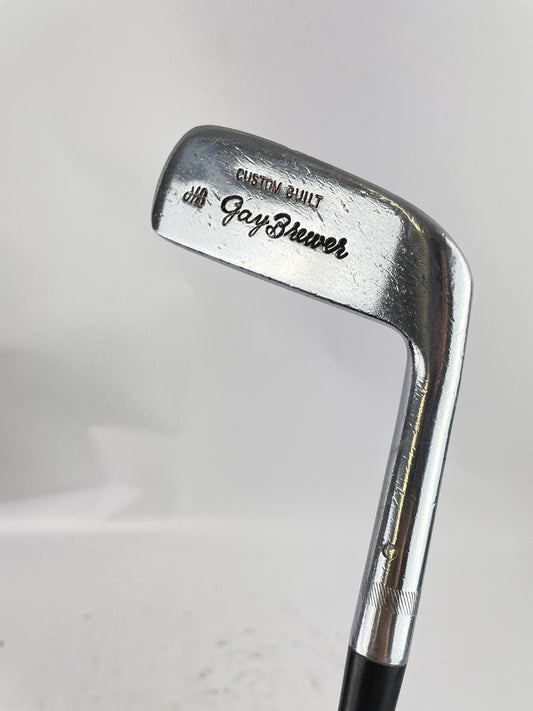 Custom Built Golf Gary Brewer Putter 35” Heel Shafted Blade /Right/New Grip/42020