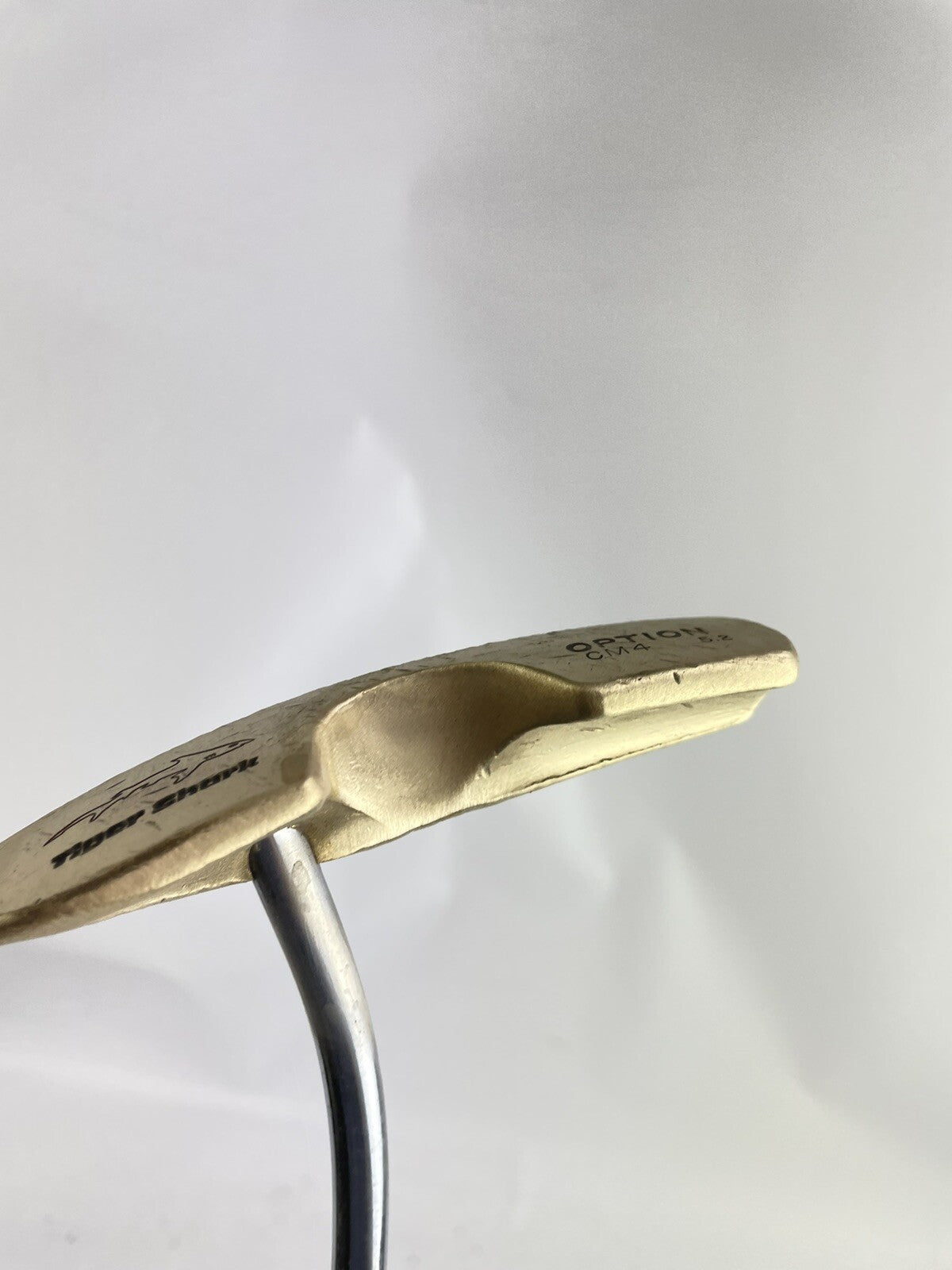 Tiger Shark Brass Putter Option 35.5” Blade /Steel Shaft /Left Handed /77588