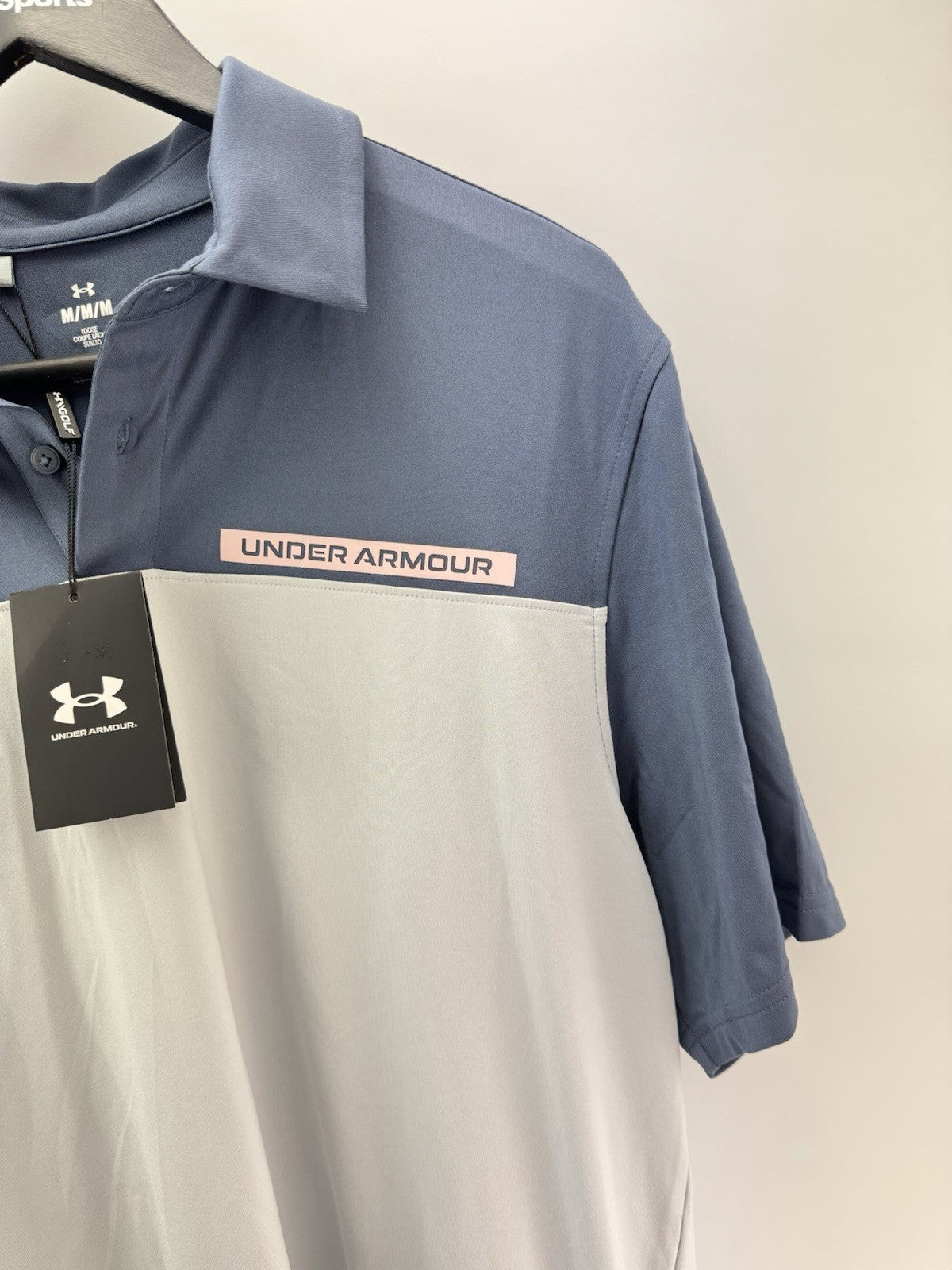 Under Armour Golf Polo T2G Colour Block Mens UK Medium /New /285084
