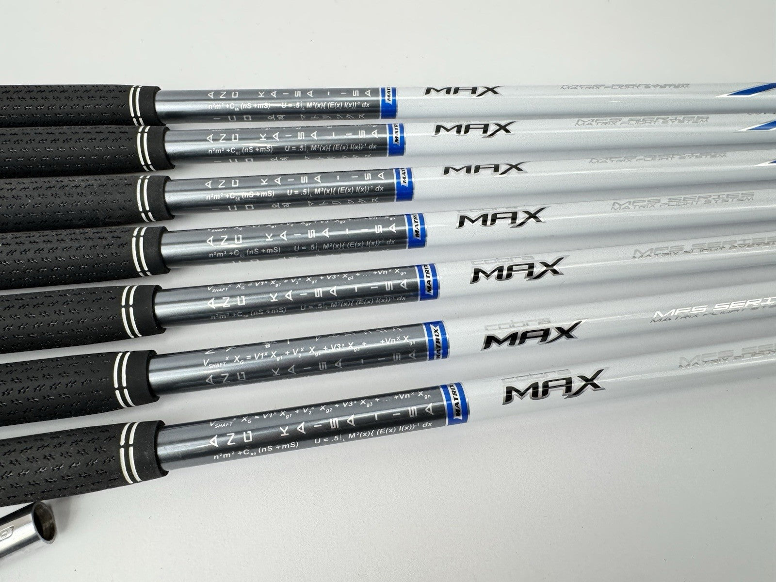 Matrix Iron Shaft Set (7) 4-PW White Tie Regular Graphite/Grips /0.355 /340331