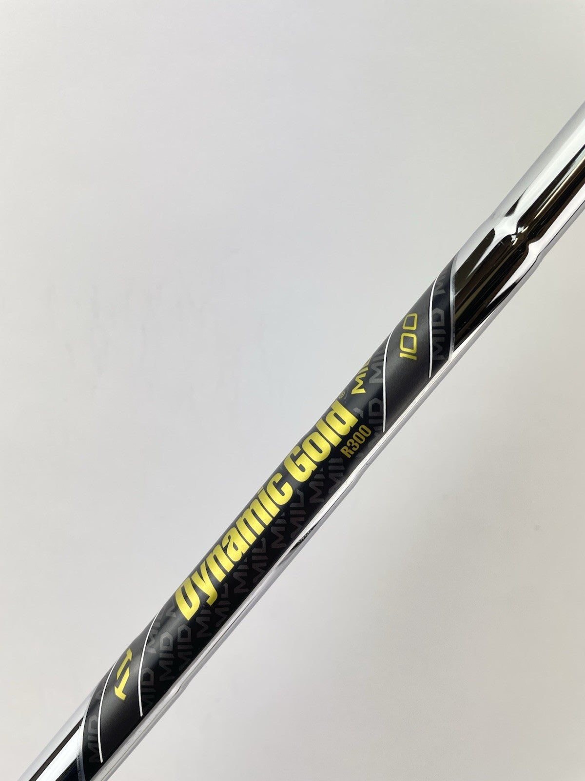 Dynamic Gold Mid 100 Iron Shaft Regular Flex Steel 35.75 /0.355 Tapered /240835