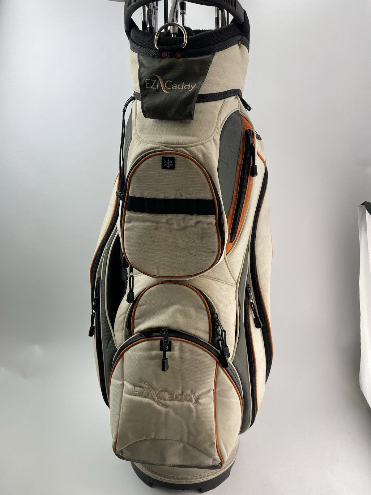 Mens Golf Package Set 12 Clubs Regular Flex /Right /New Grips /Cart Bag /2898218