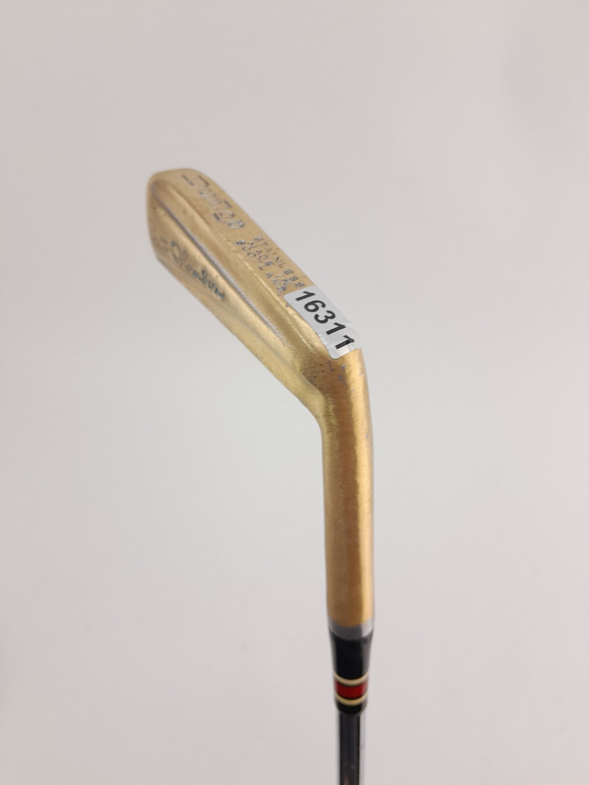 Dunlop Peter Thomson Putter Brass 36" Heel Shafted Blade /Right /New Grip/1631122