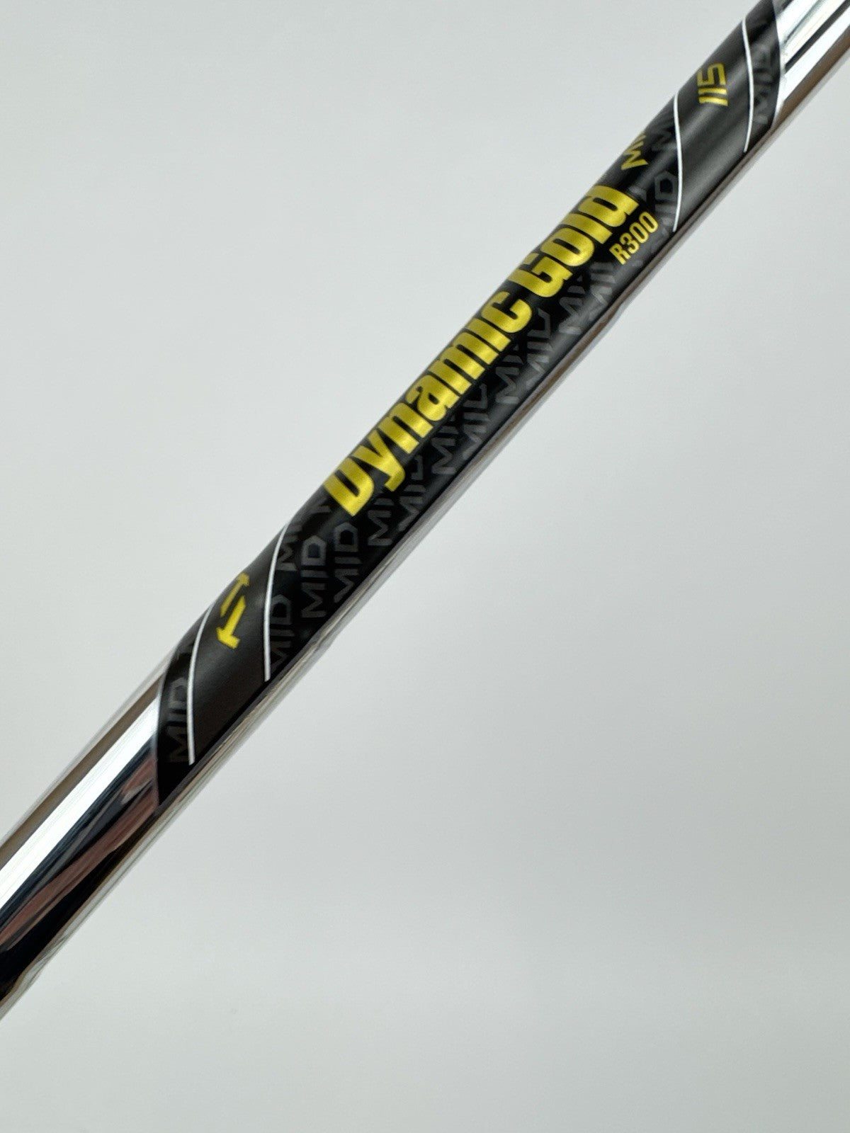 Dynamic Gold 115 Iron Shaft Mid R300 Regular Flex Steel 35.75” /0.355 /327614