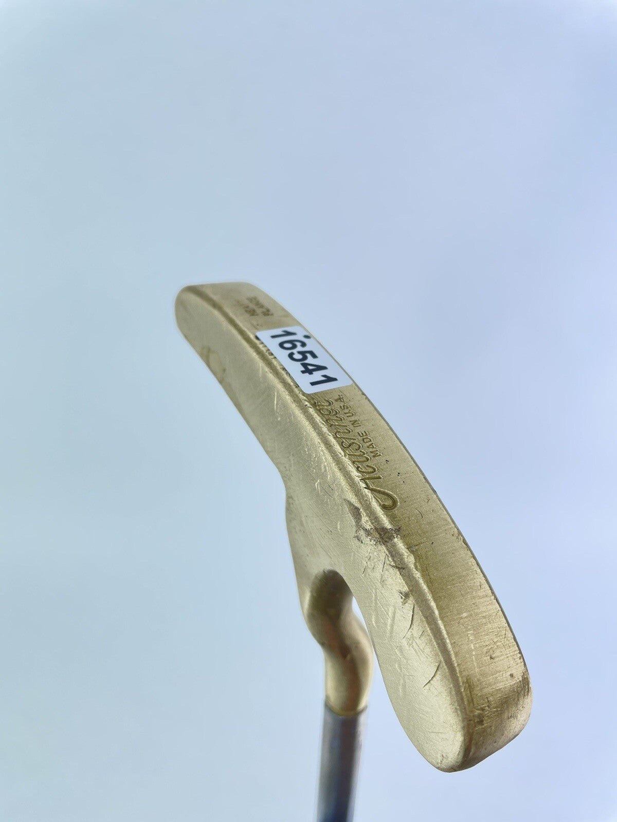 Acushnet Bulls Eye Putter Brass 34” Right Handed /Offset /New Grip /1654119