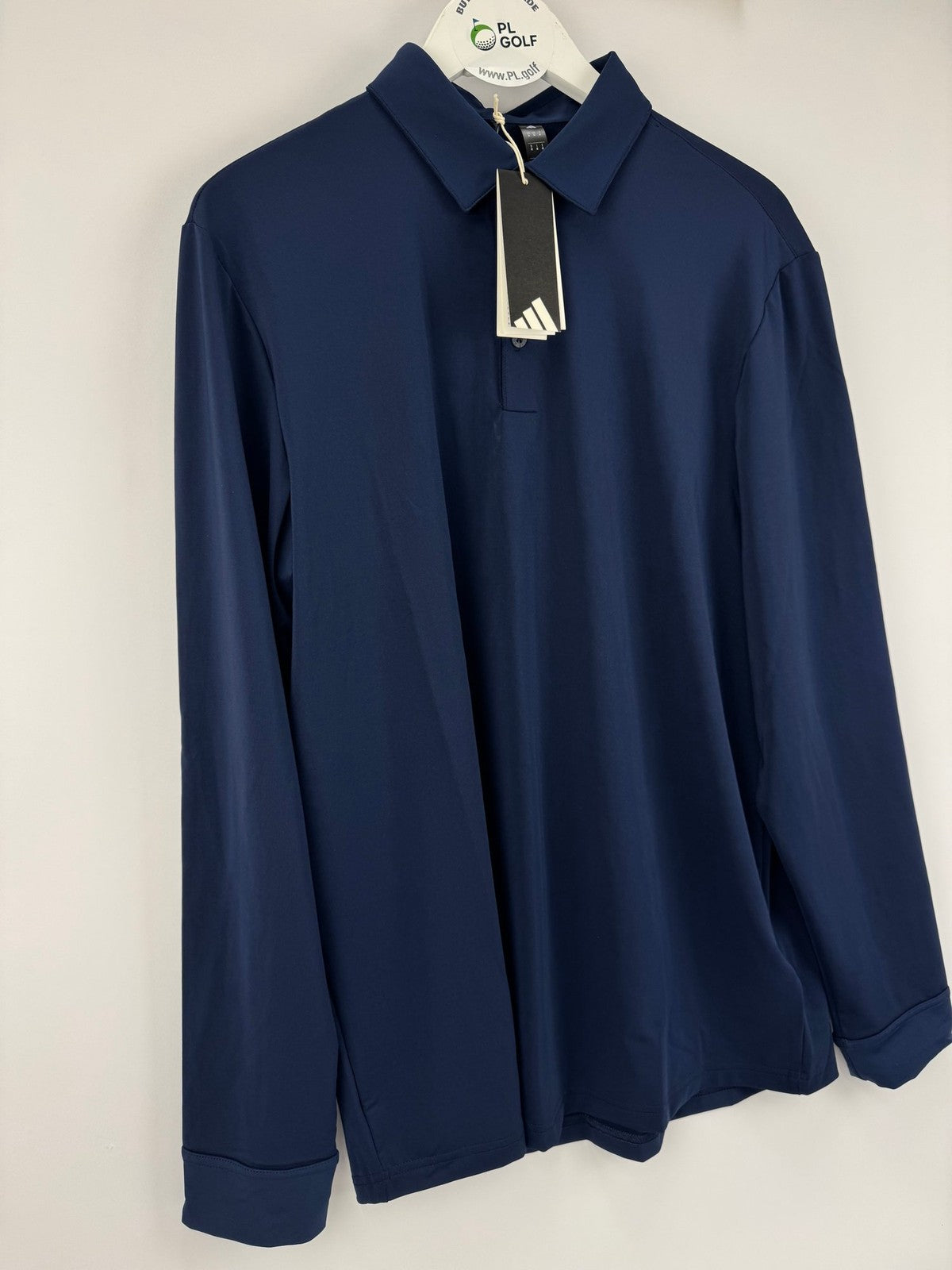 Adidas Core LS Polo Shirt Men's Size XL Navy Blue Long Sleeve Golf Wear/329271