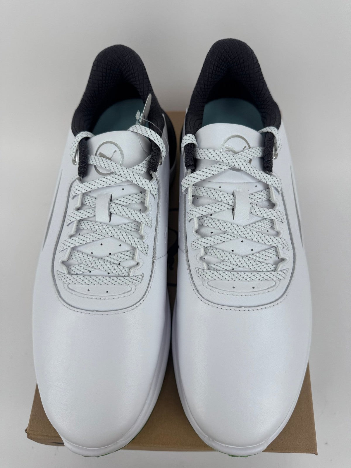 Puma Phantomcat Nitro Men's Golf Shoes Size UK 10 White Black Fluro/319115
