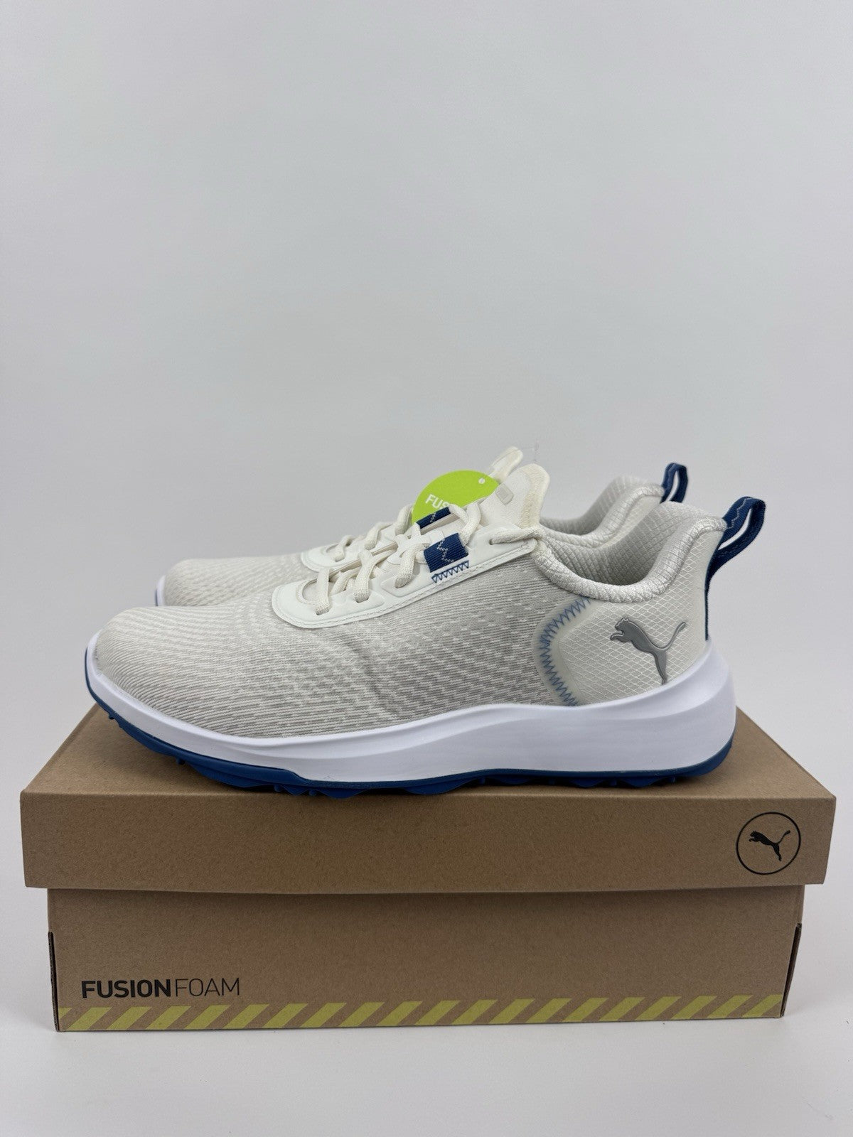 Puma Fusion Crush Sport Women's Trainers Size 6 UK White Blue Breathable/321150