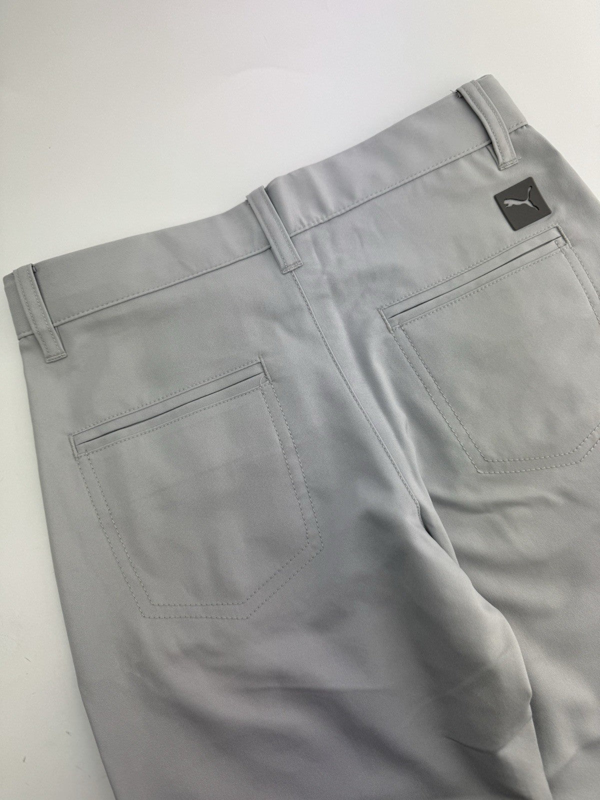Puma Boys Junior 5 Pocket Golf Pant High Rise Trousers Grey Size 7-8yrs/ 309786