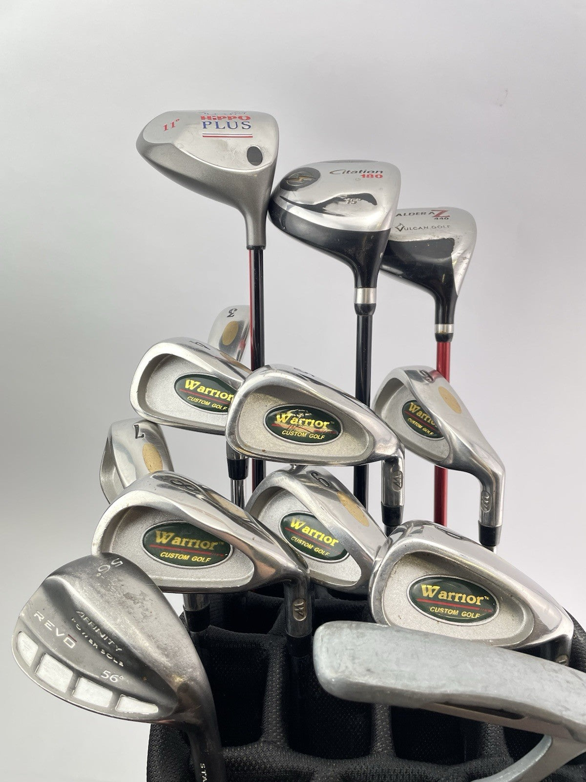 Mens Golf Package Set 13 Clubs Regular Flex/Right /Ping Cart Bag /-1/2” /285472