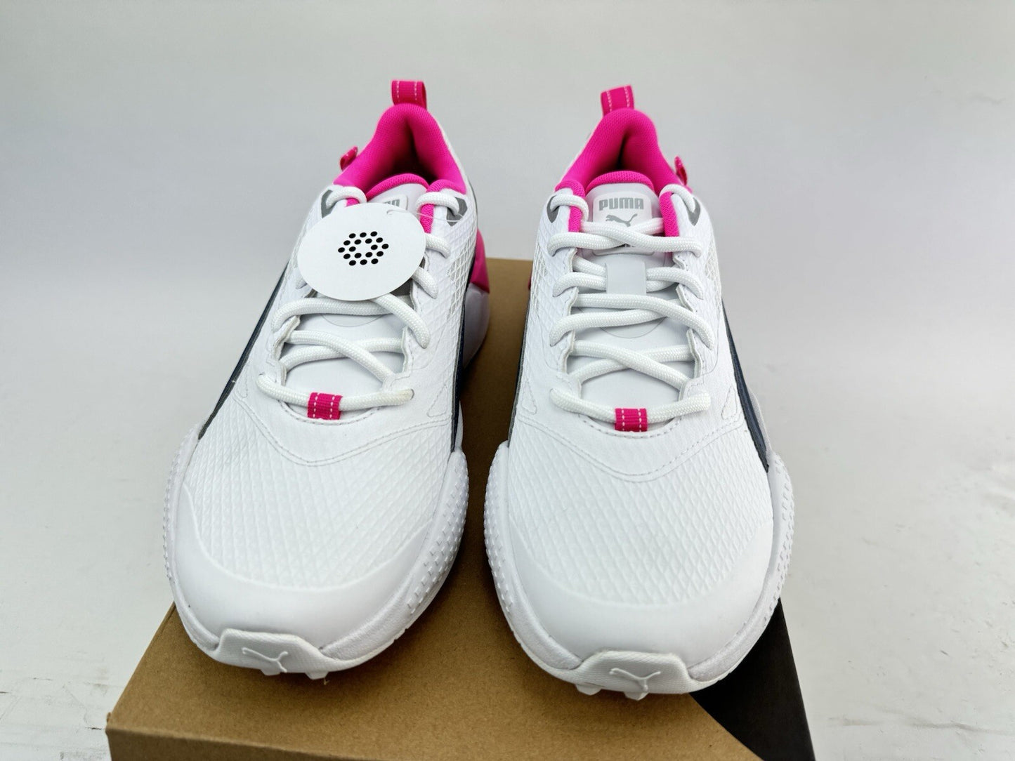 Puma GS-X Efekt Golf Shoes Womens UK 4 /White/Pink /Spikeless /New In Box /201266