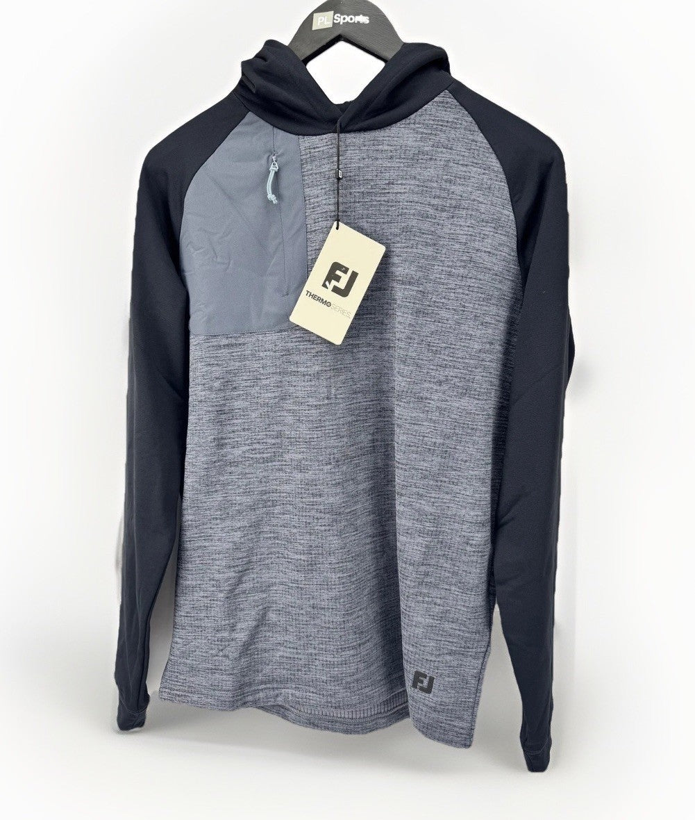 FootJoy Thermo Series Hoodie Men's Small Charcoal Black Activewear/337520