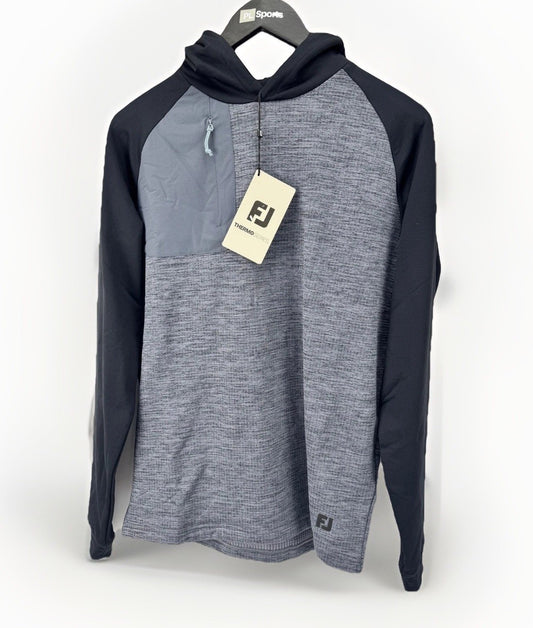 FootJoy Thermo Series Hoodie Men's Small Charcoal Black Activewear/337520