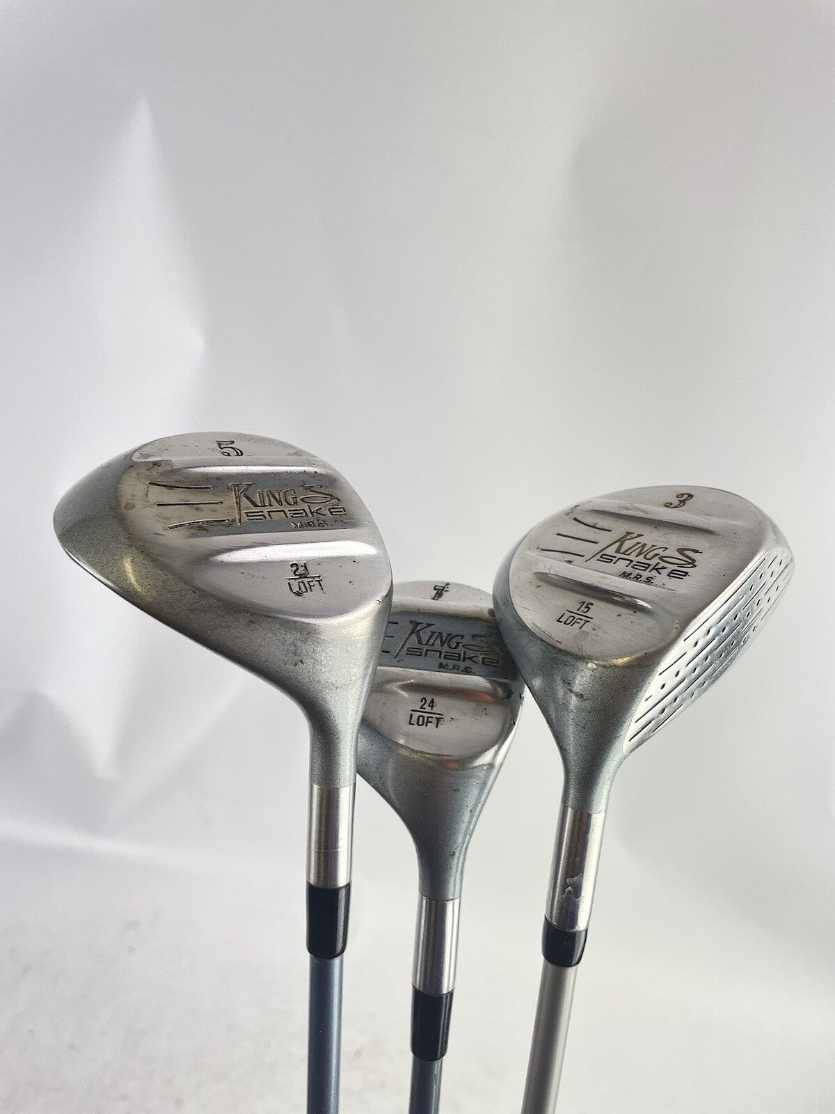 King Snake Ladies Fairway Set 3,5&7 Woods Ladies Graphite /New Grips /82790