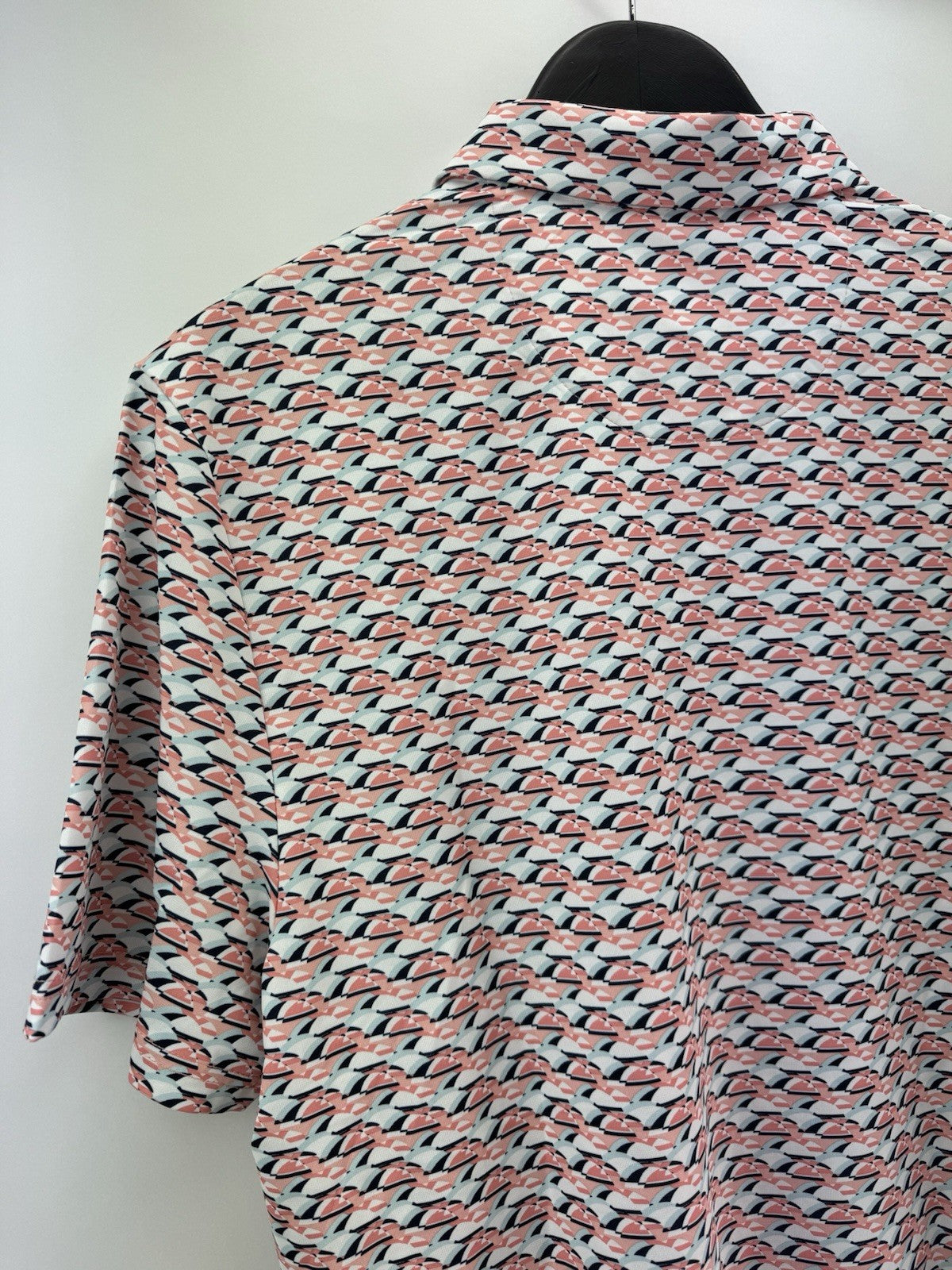 Men’s Original Penguin Layered Umbrella Print Polo Shirt Size Medium/ 311127