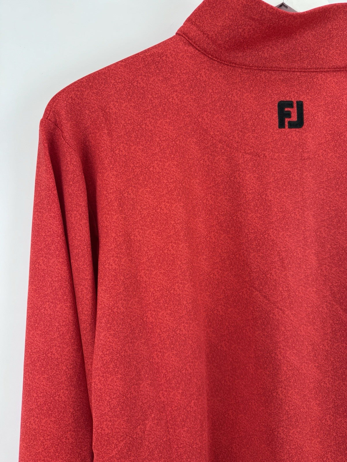 FootJoy Chill-Out Golf Pullover Men's Size Large Red Moisture Wicking/3134810