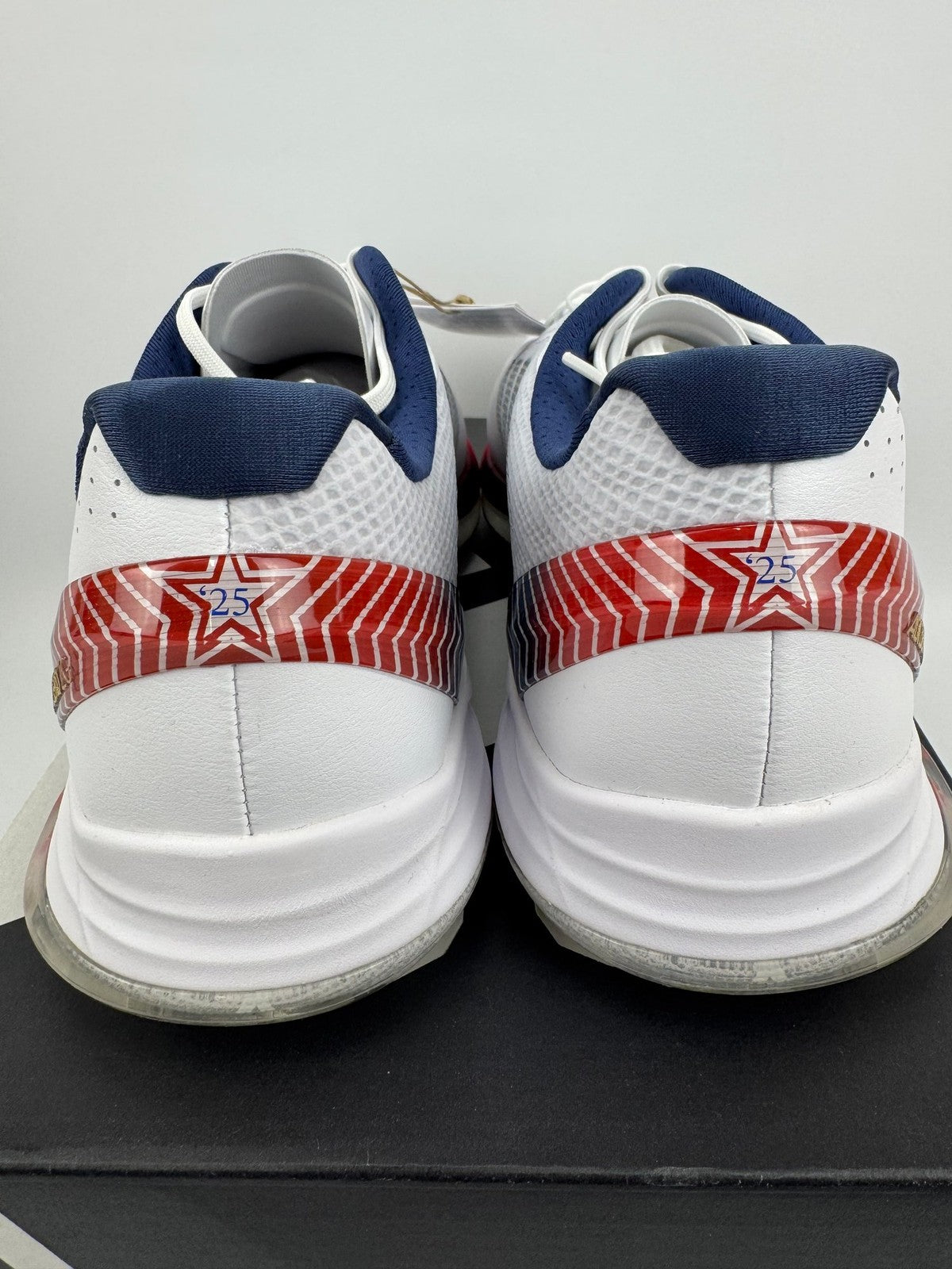 Adidas Adizero ZG Golf Shoes Men's UK 10.5 Medium White Blue Red Spikes/312516